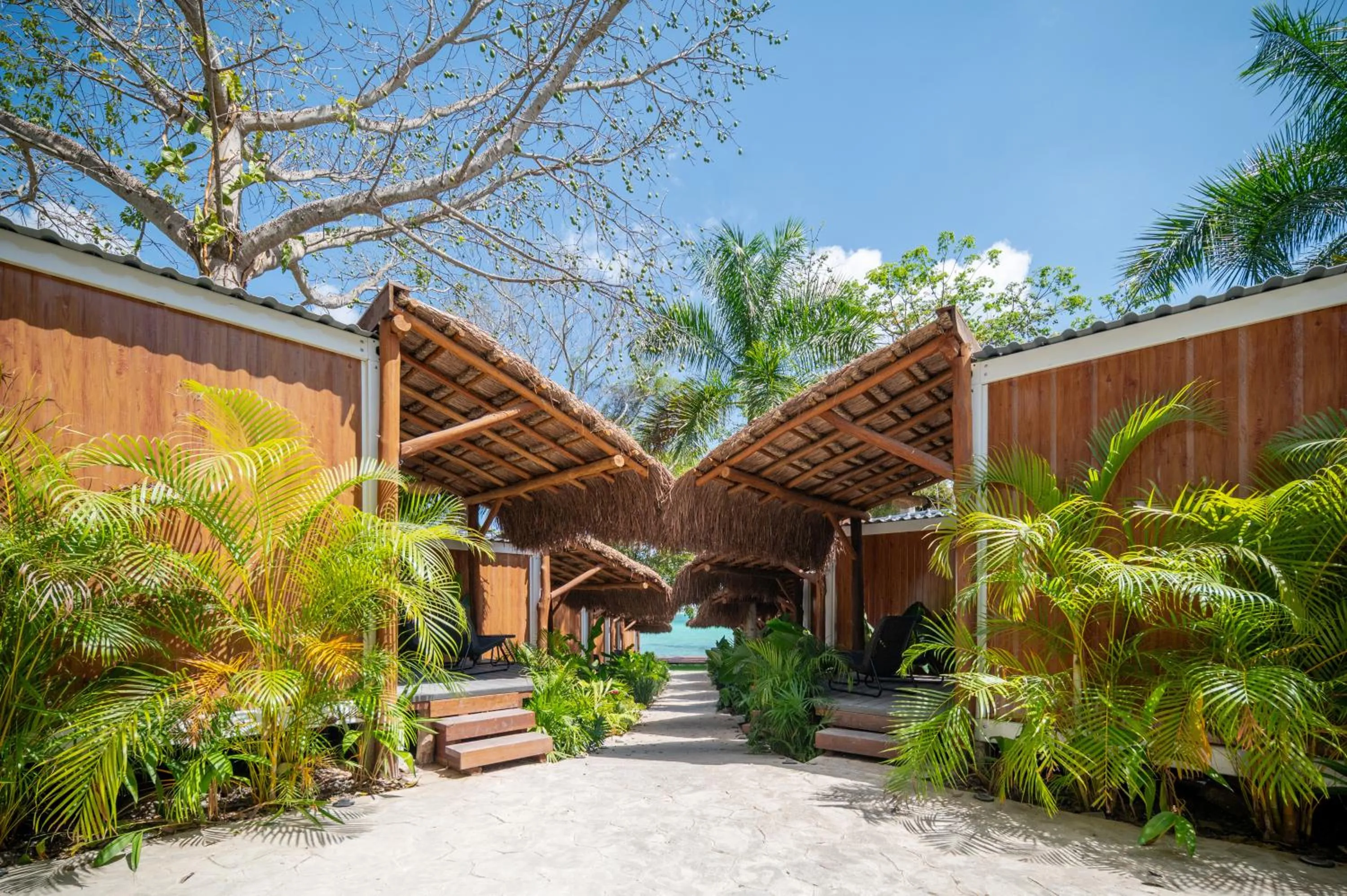 Garden view in Casa Aakal Lagoon Front