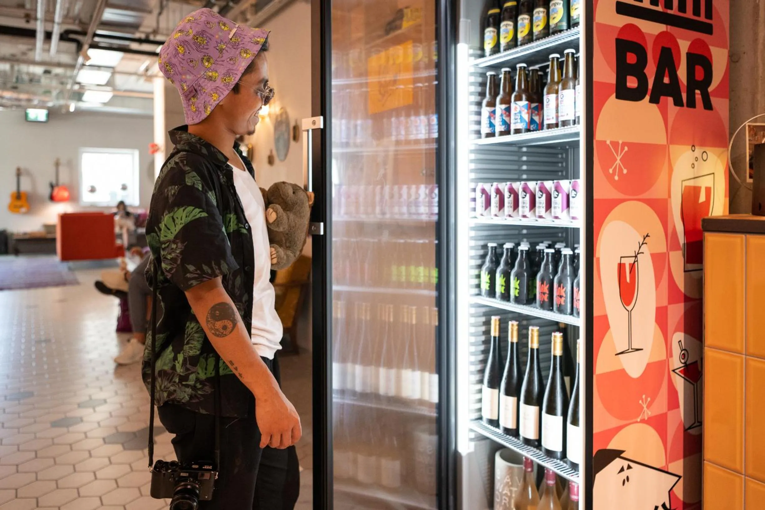 People in Wombat's City Hostel Munich Werksviertel