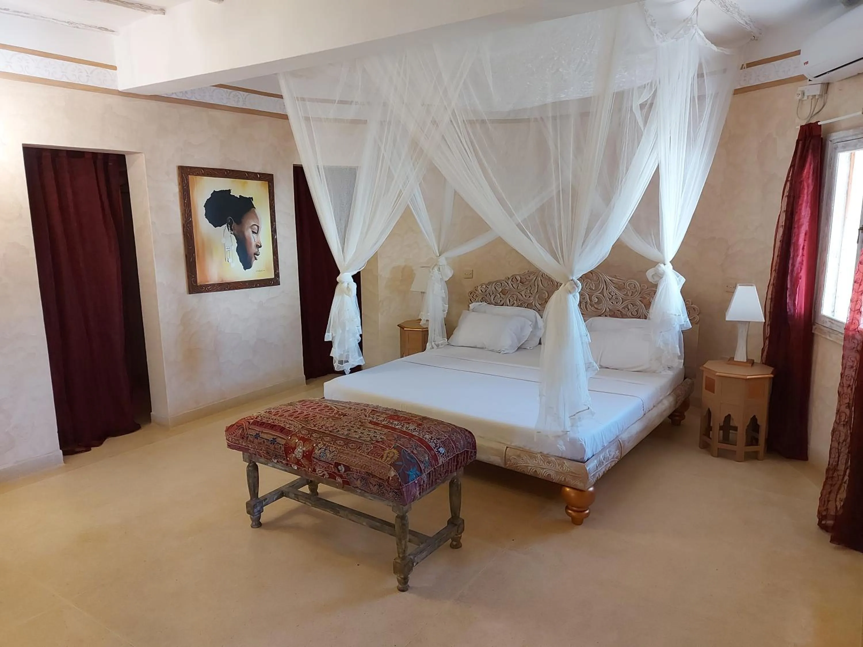 Bedroom in Ndoto Boutique Hotel