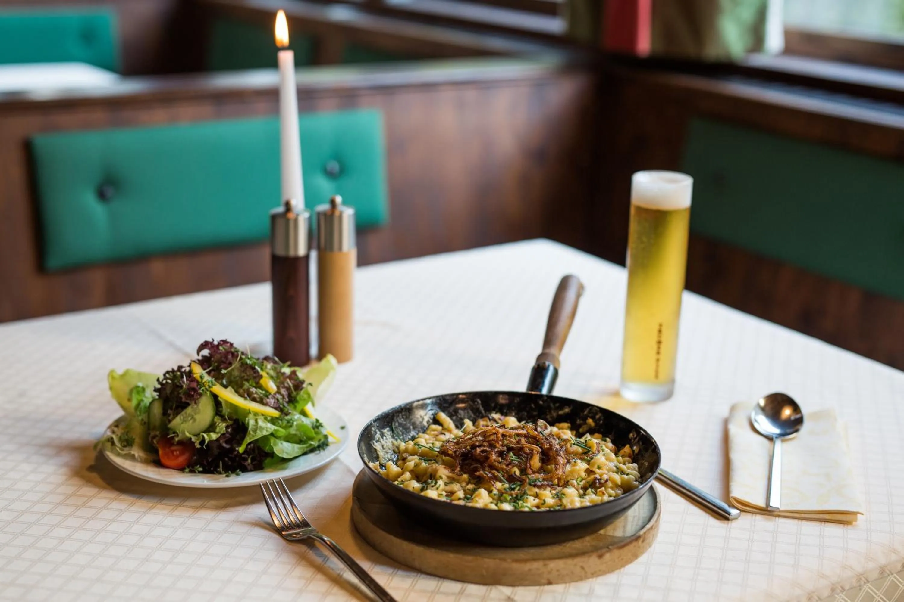 Food close-up in Hotel Obermayr