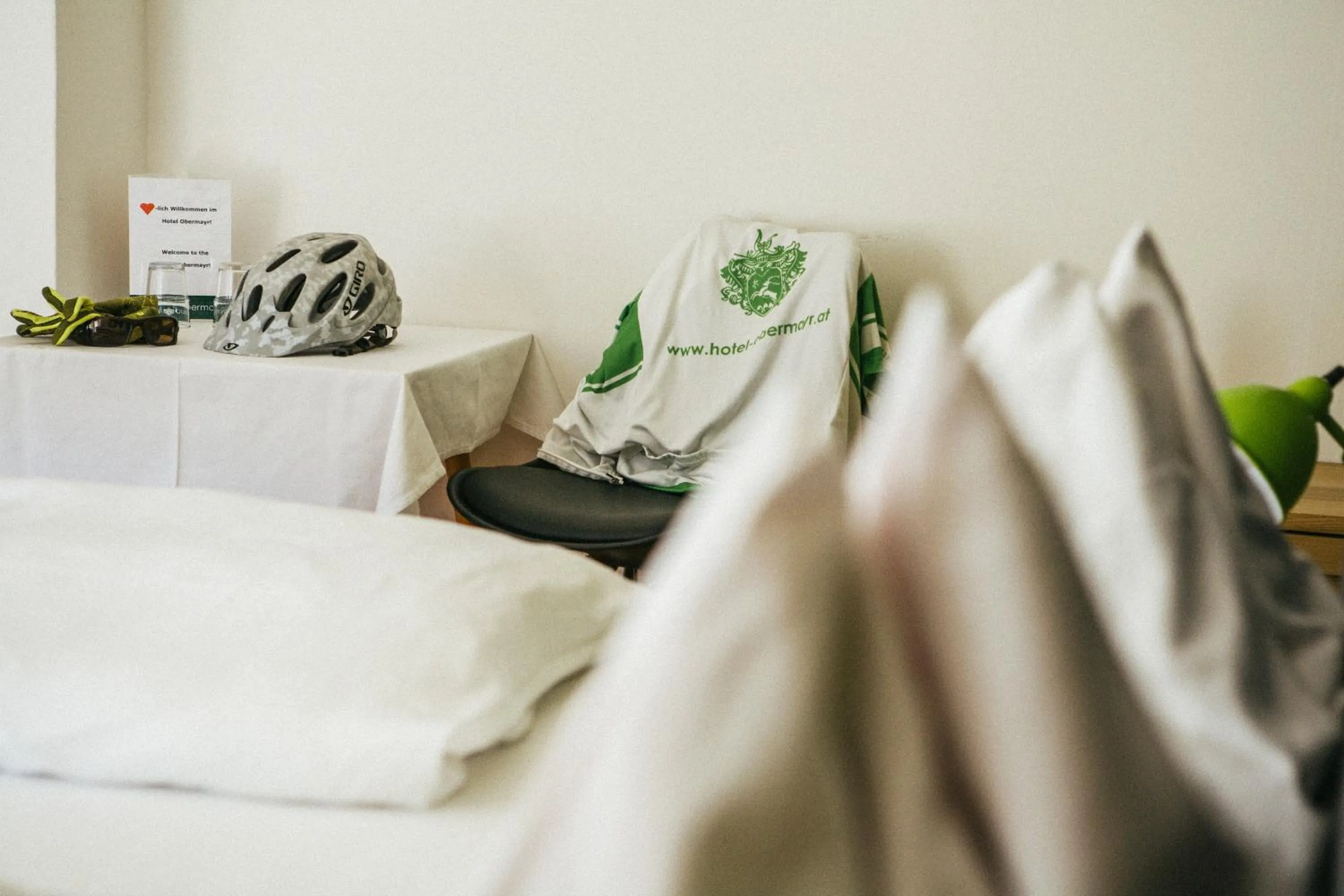 Bed in Hotel Obermayr