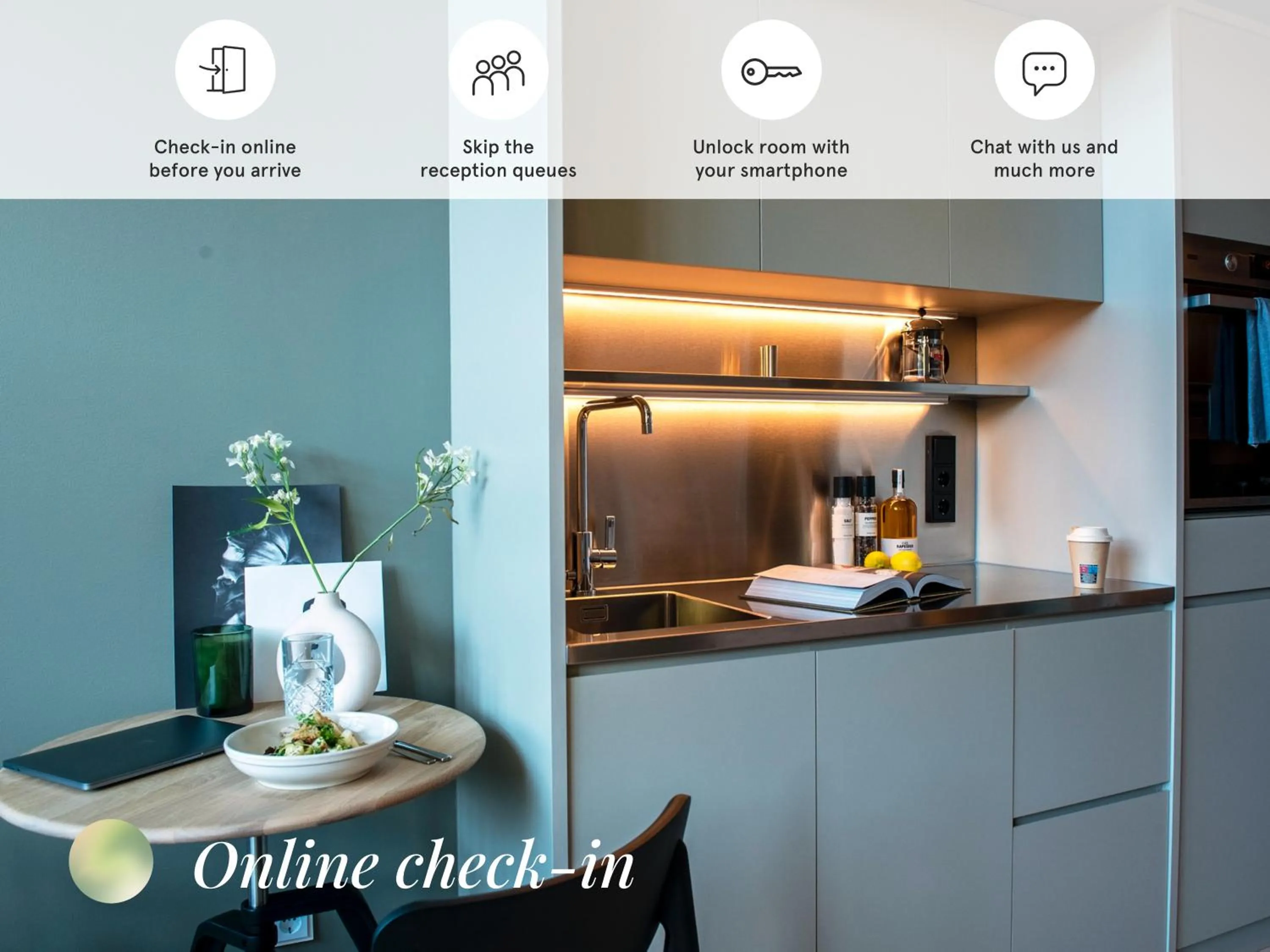 Text overlay in Unity Hammarby Sjöstad - A Studio Hotel