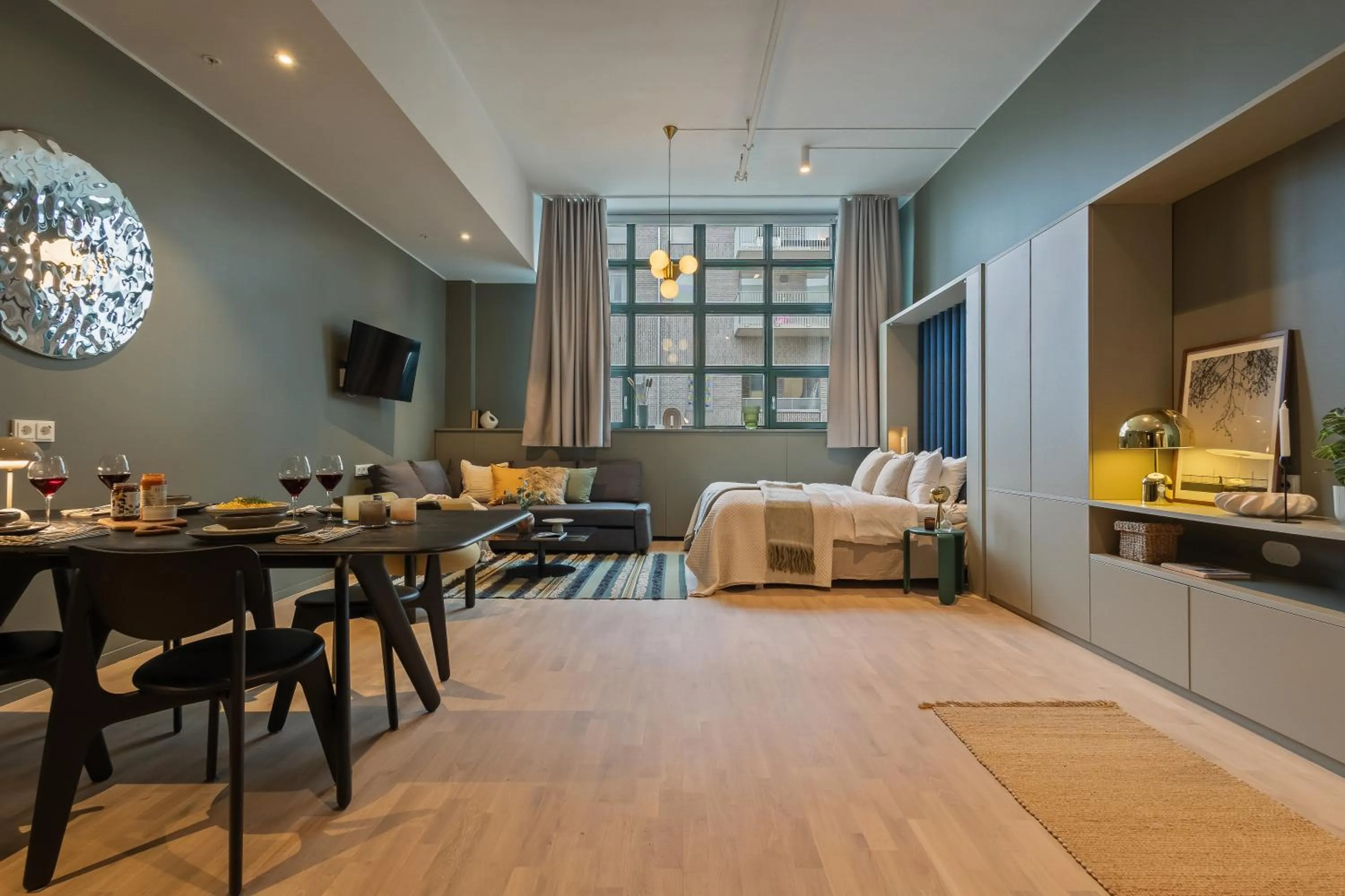 Photo of the whole room in Unity Hammarby Sjöstad - A Studio Hotel