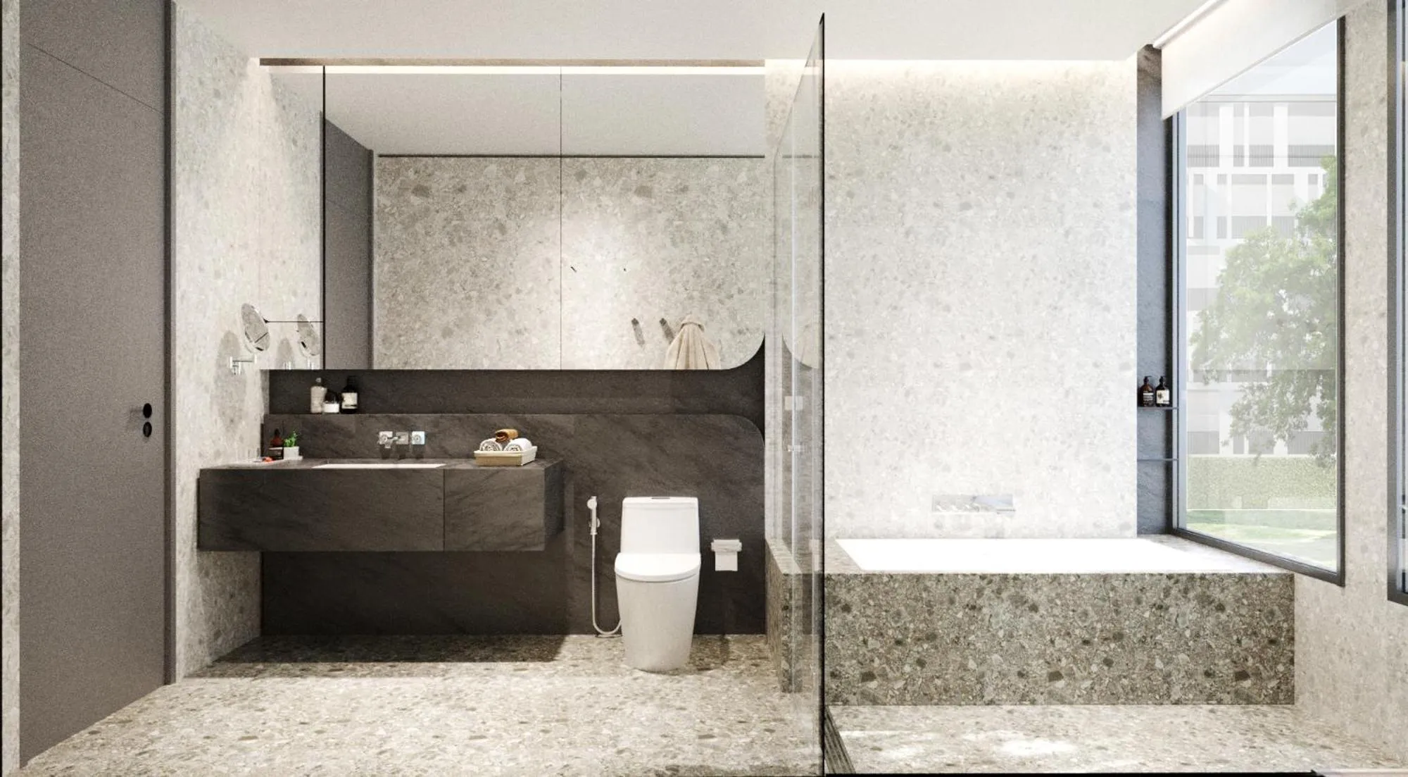 Toilet in dusitD2 Hua Hin