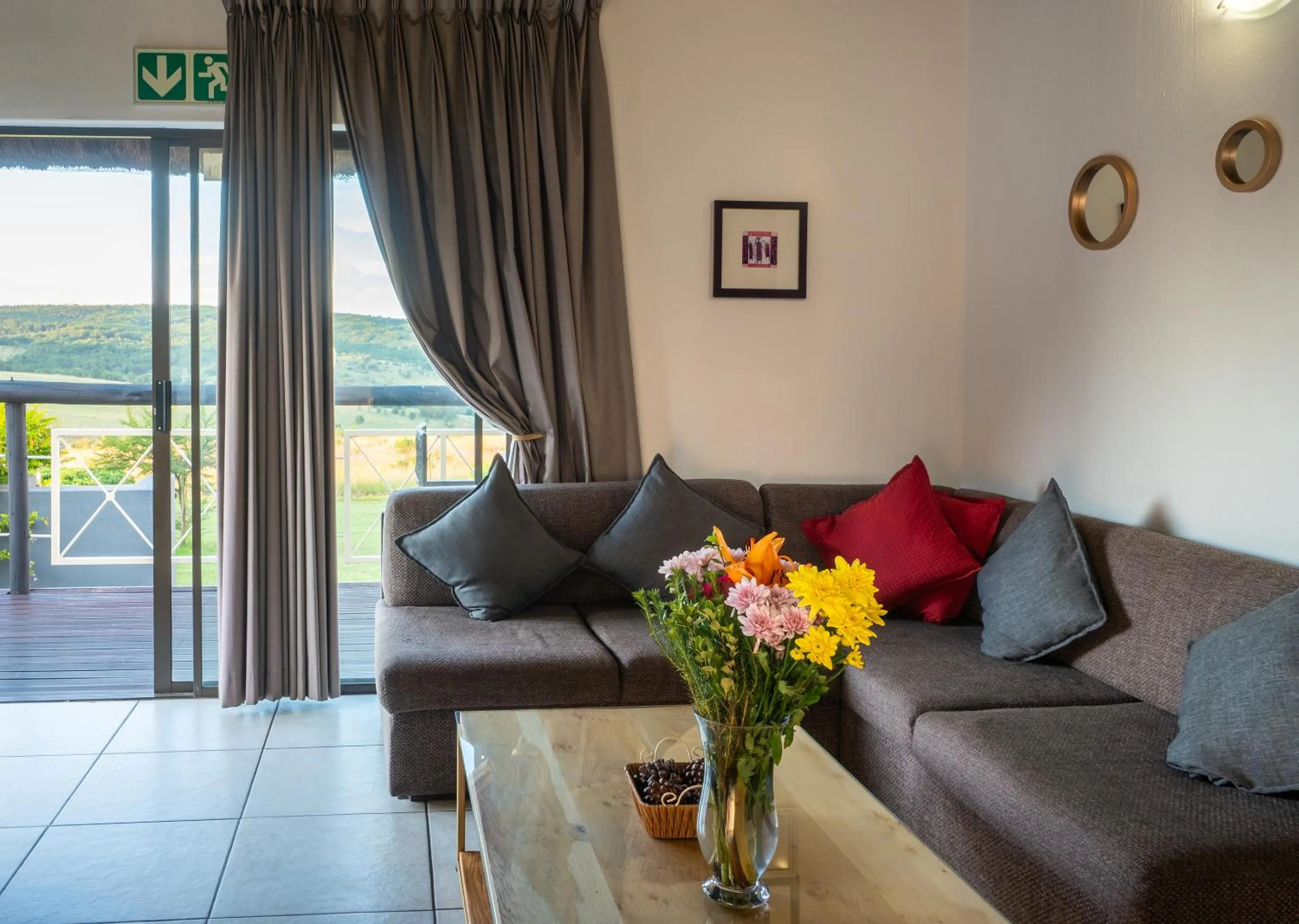 Living room in Mount Savannah Lodge by Dream Resorts