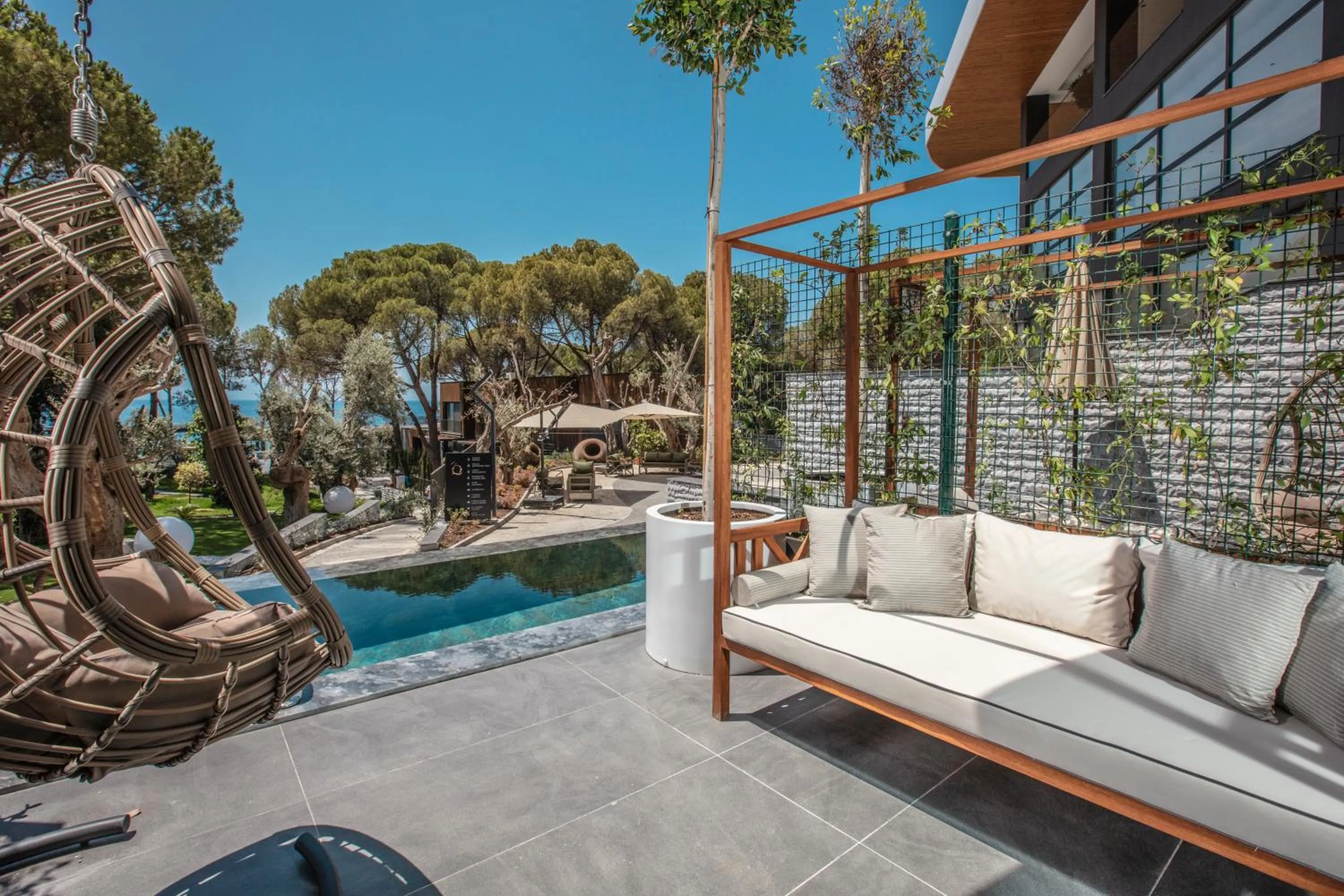 Patio in Unique Life Style Hotel