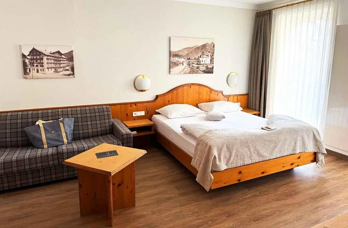 Photo of the whole room, Bed in Post Seefeld - Wellnesshotel Tirol