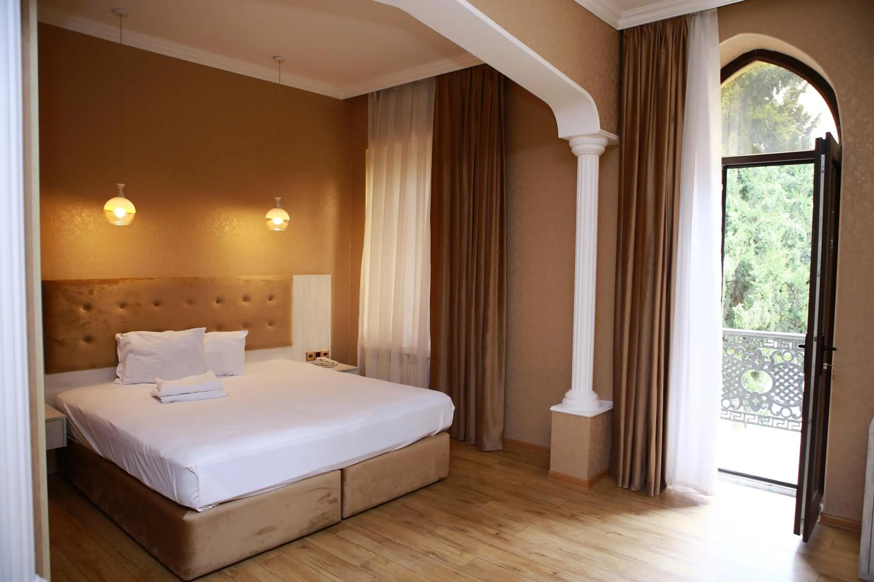 Bed in Deluxe Hotel Ganja