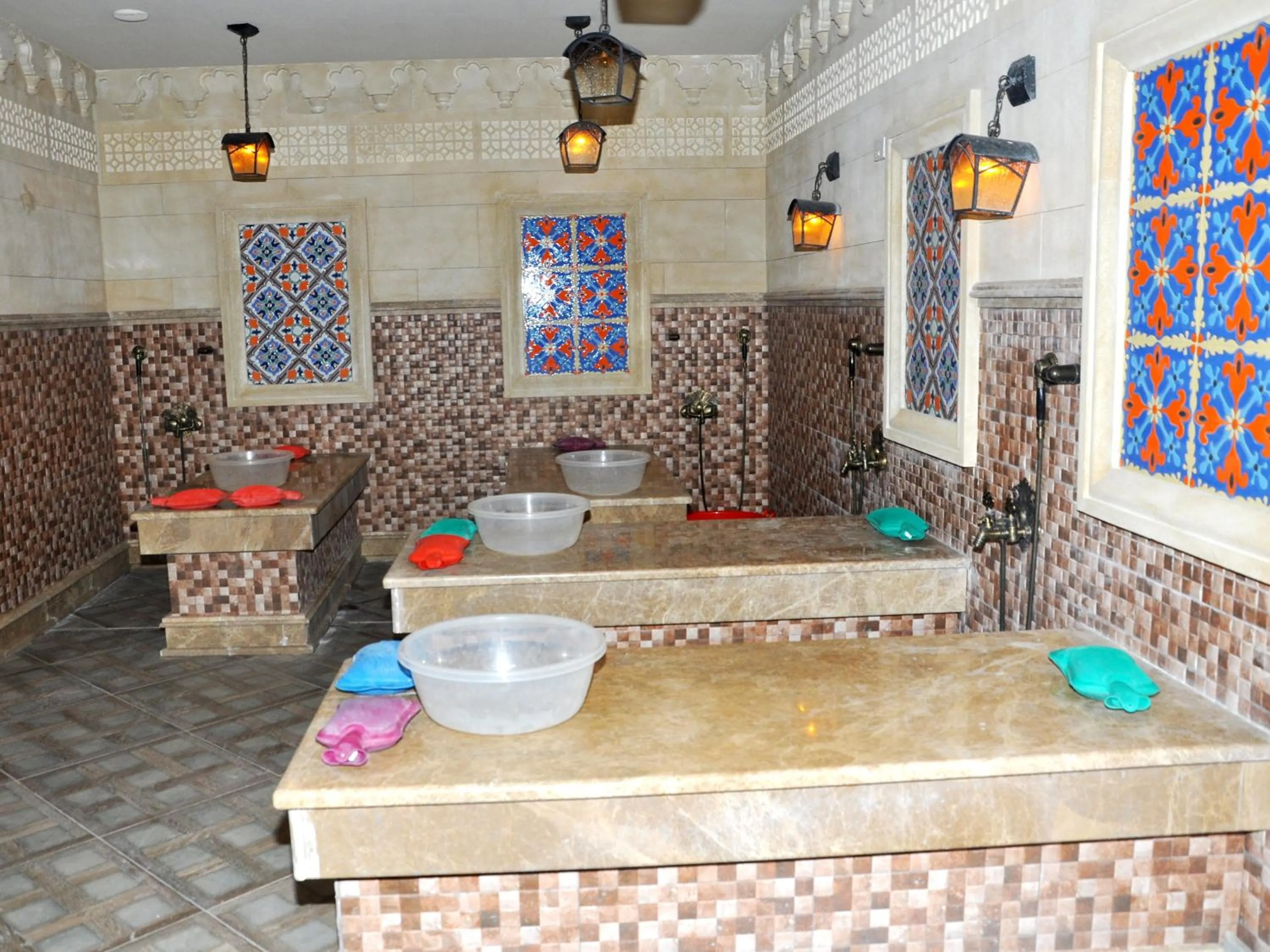 Steam room in Deluxe Hotel Ganja