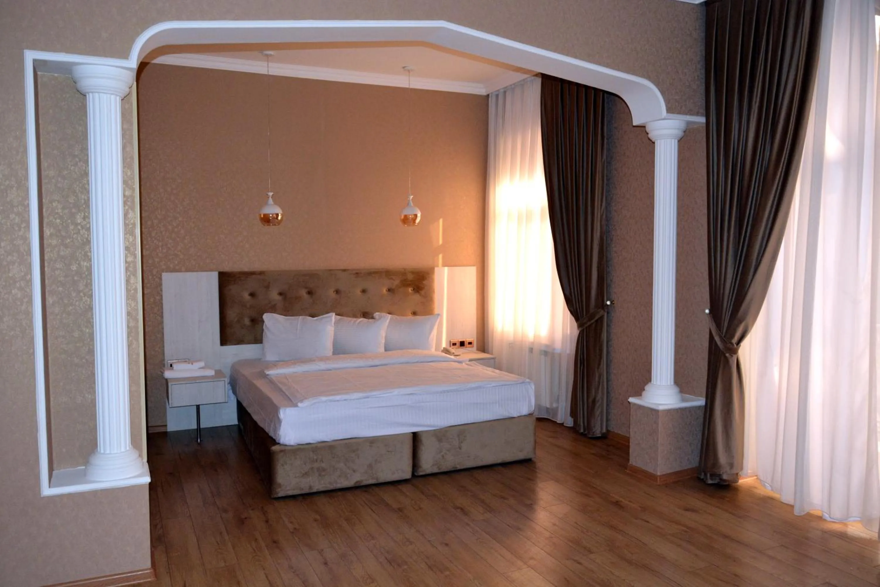 Bed in Deluxe Hotel Ganja