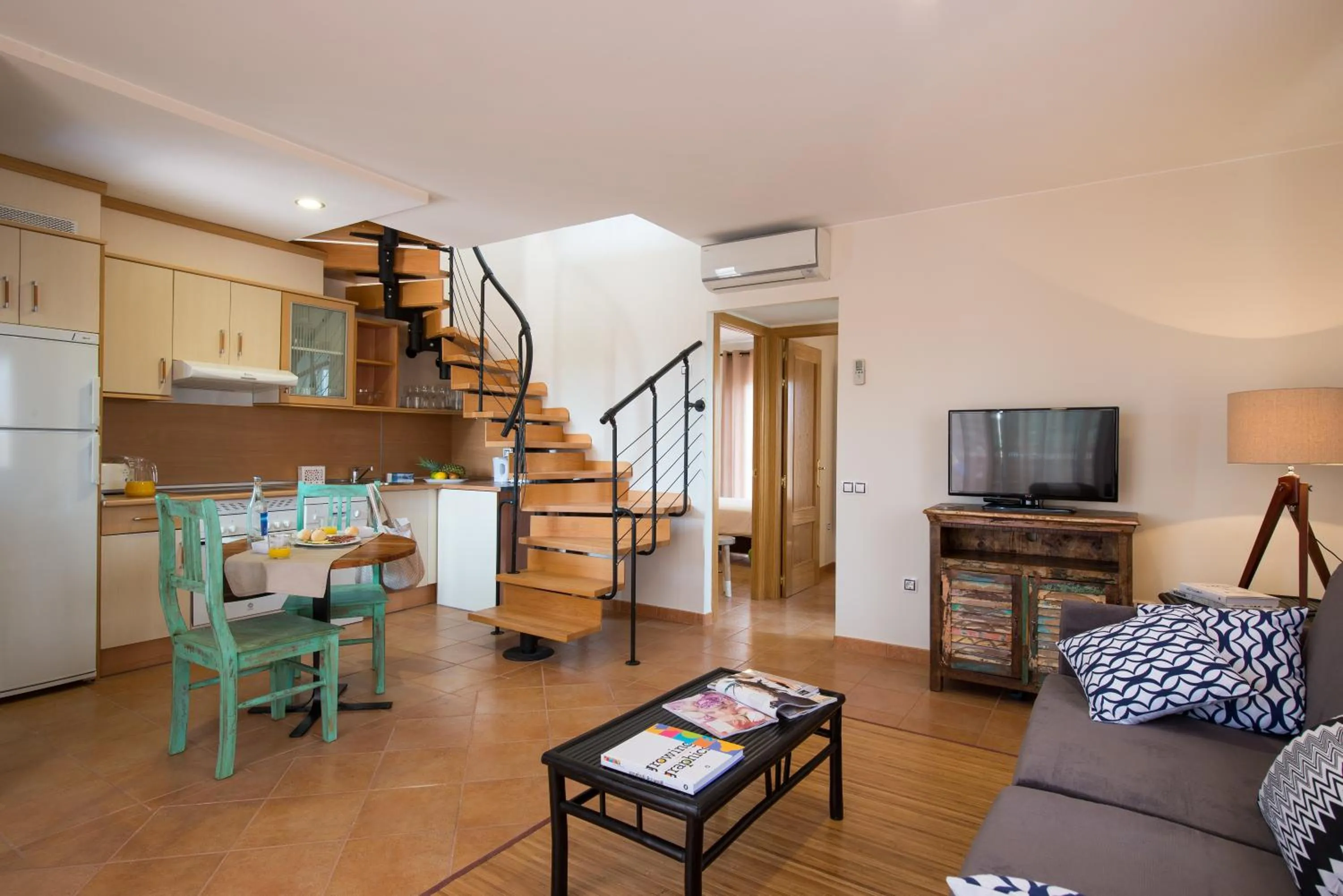 Kitchen or kitchenette in Resort Fuerteventura OrigoMare