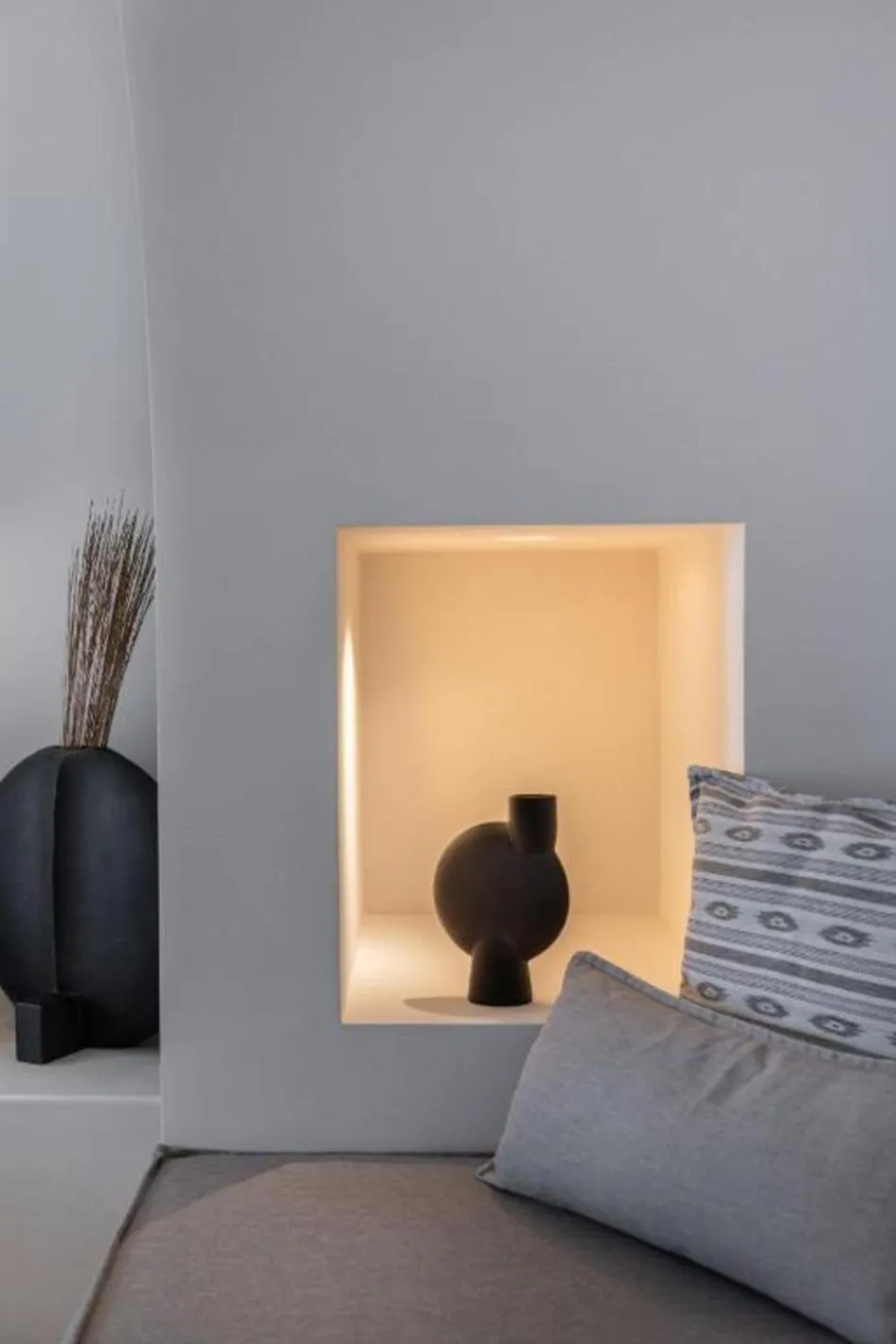 Bed in Akra Suites & Spa