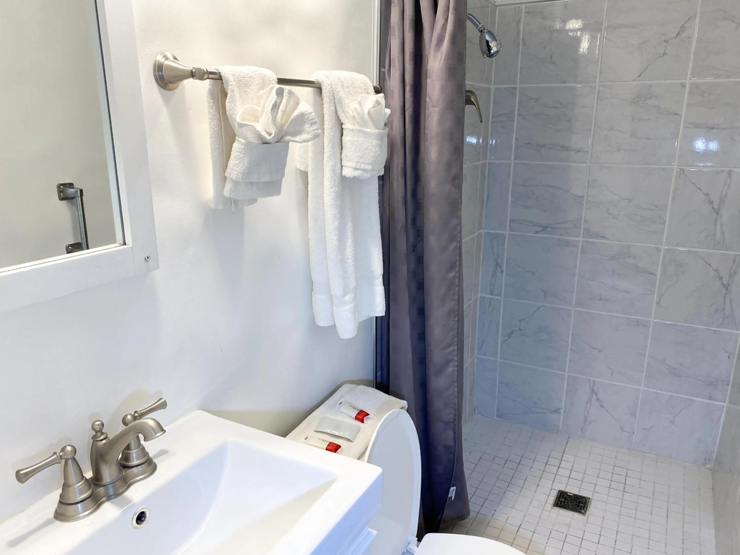 Bathroom in Guest Ranch Motel
