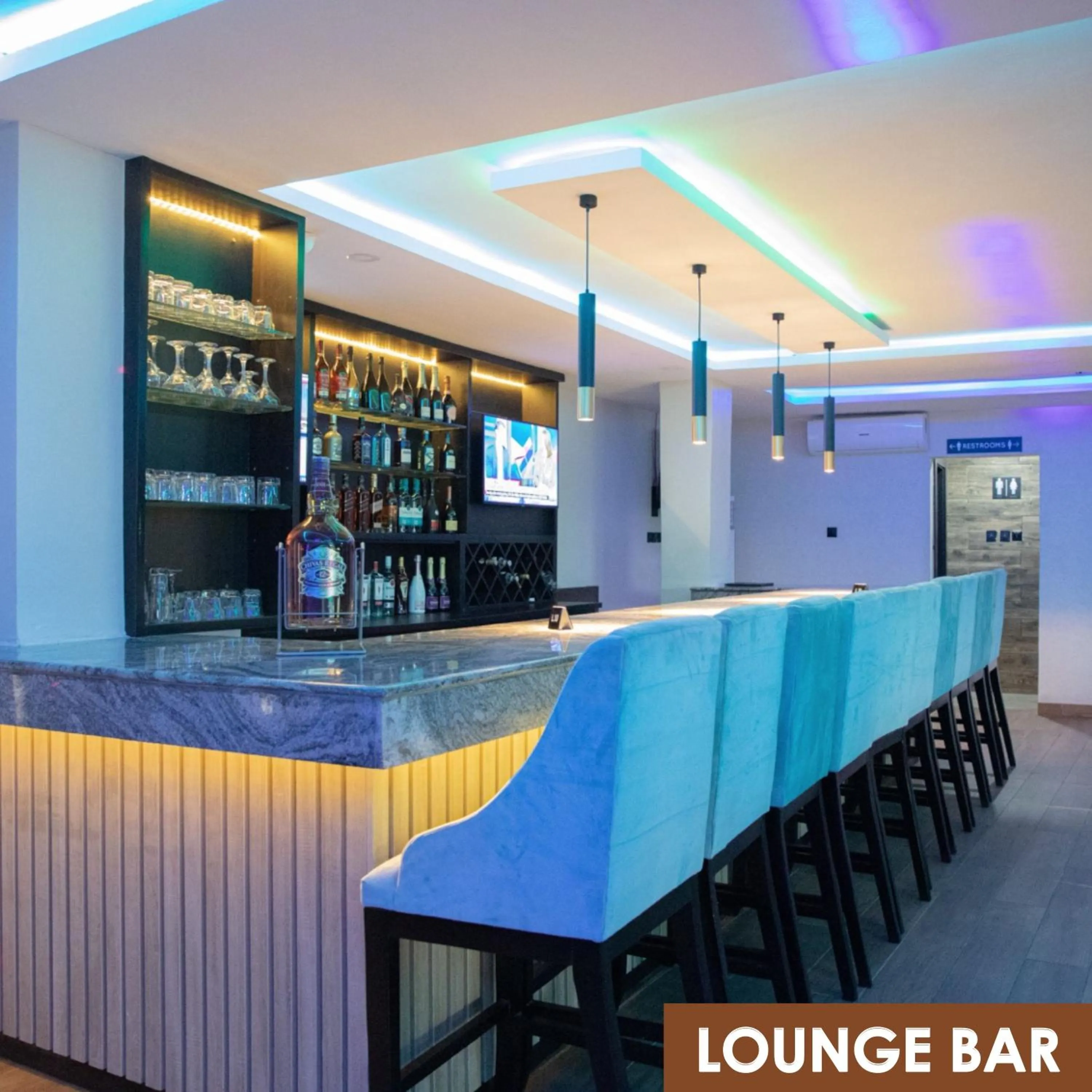 Lounge or bar in The Willows Nest Hotel Ibadan