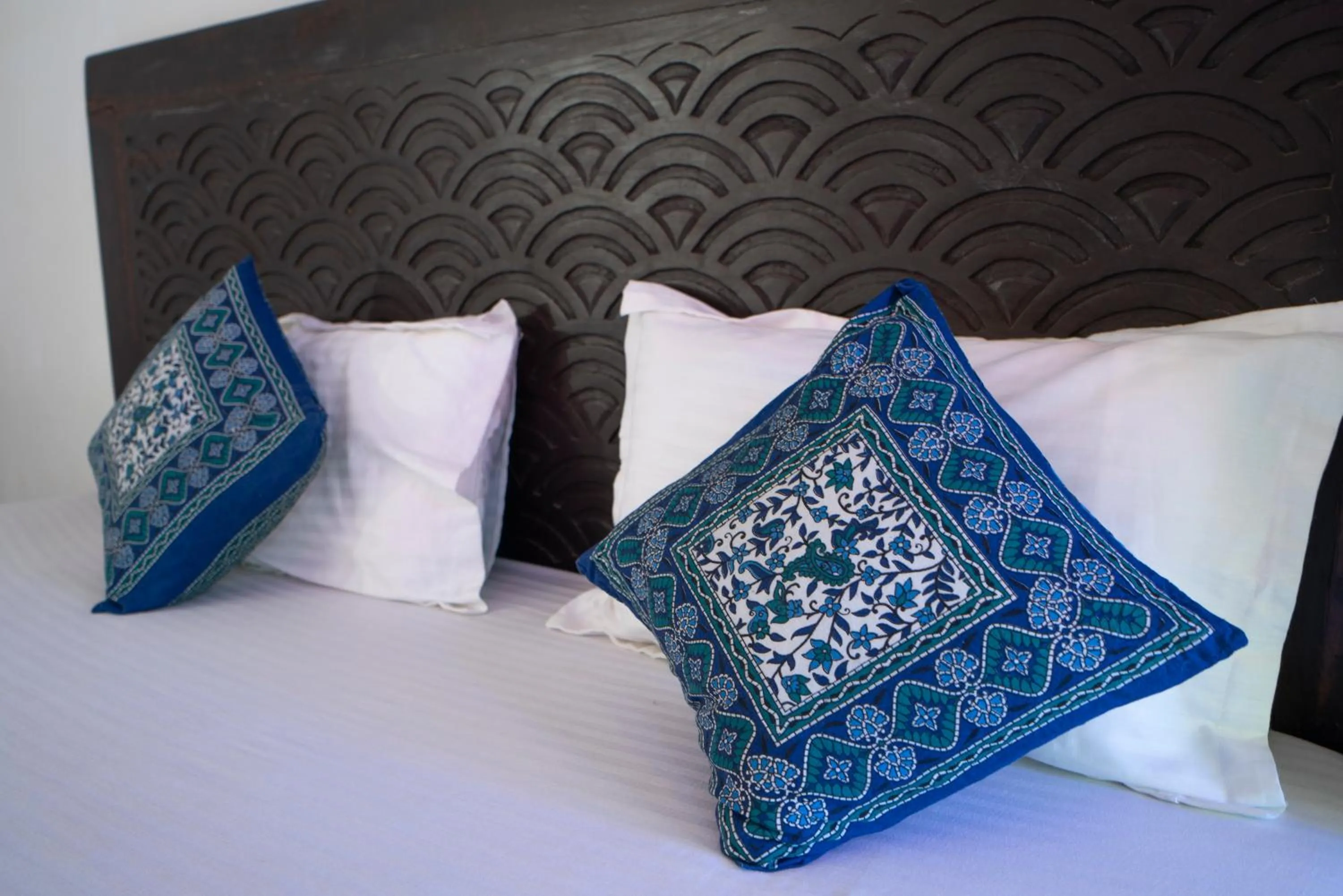 Bed in Soham Haveli Udaipur