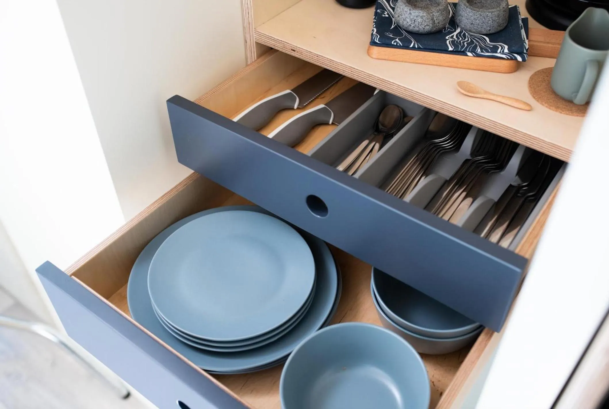 Kitchen or kitchenette in Cardross Estate Glamping Pods