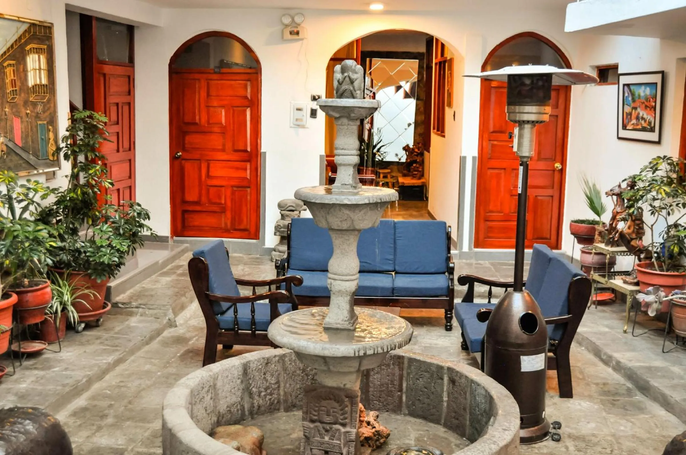 Living room in Hotel Choquequirao