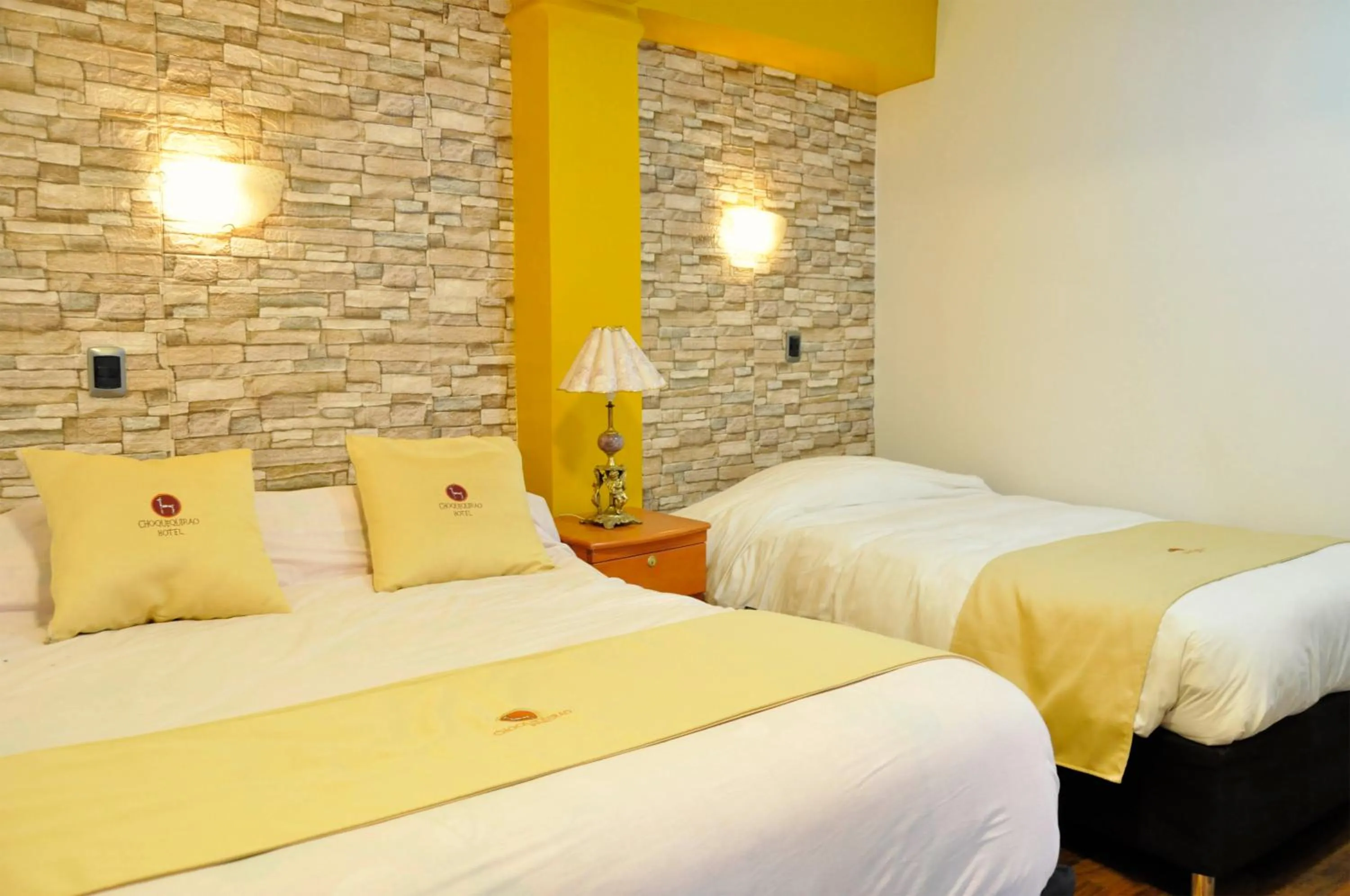 Bed in Hotel Choquequirao