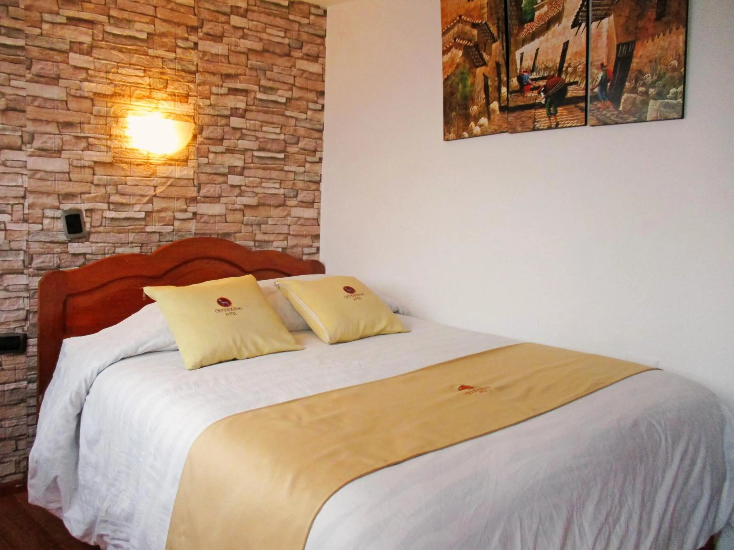 Bed in Hotel Choquequirao