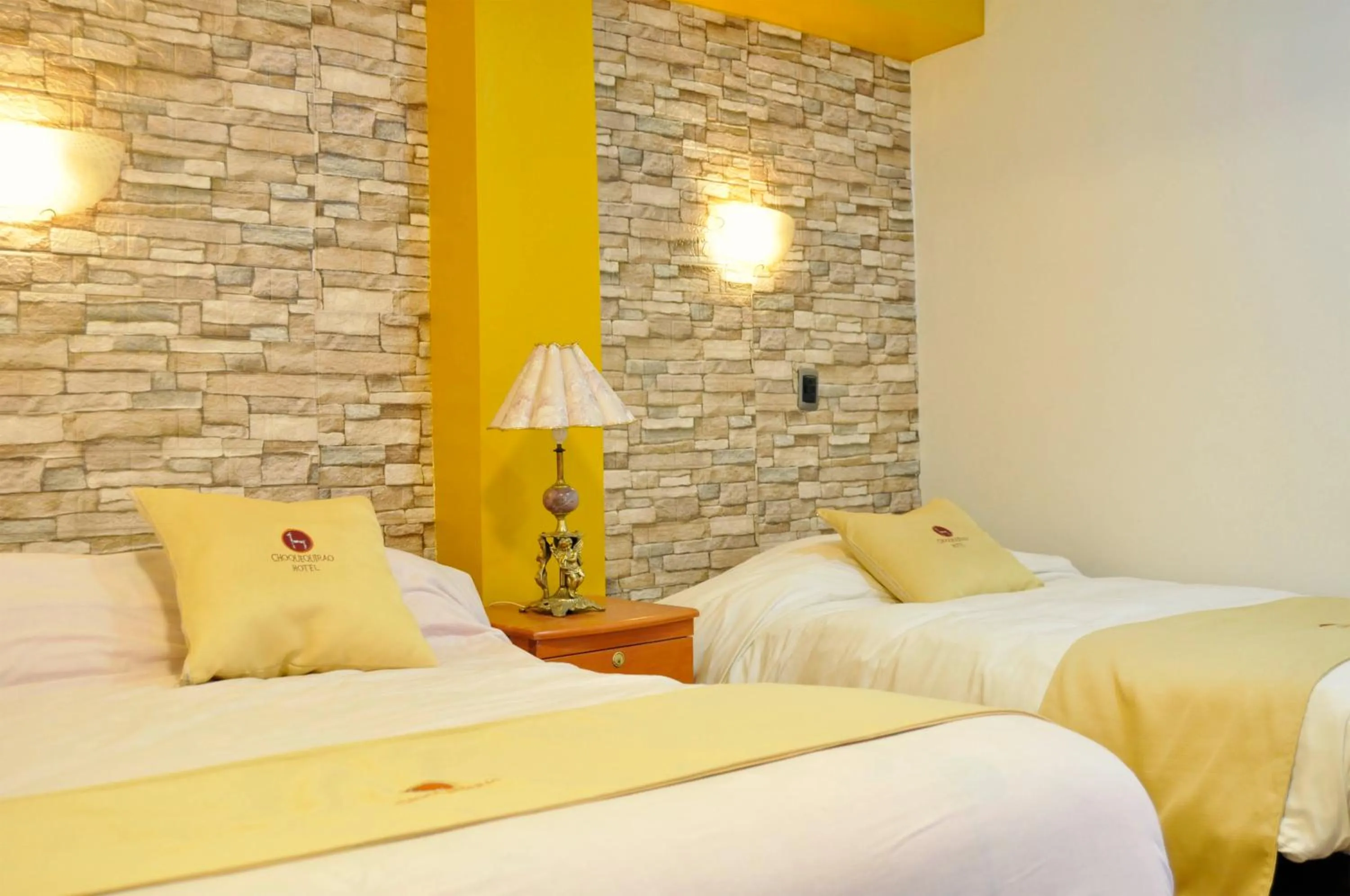 Bed in Hotel Choquequirao