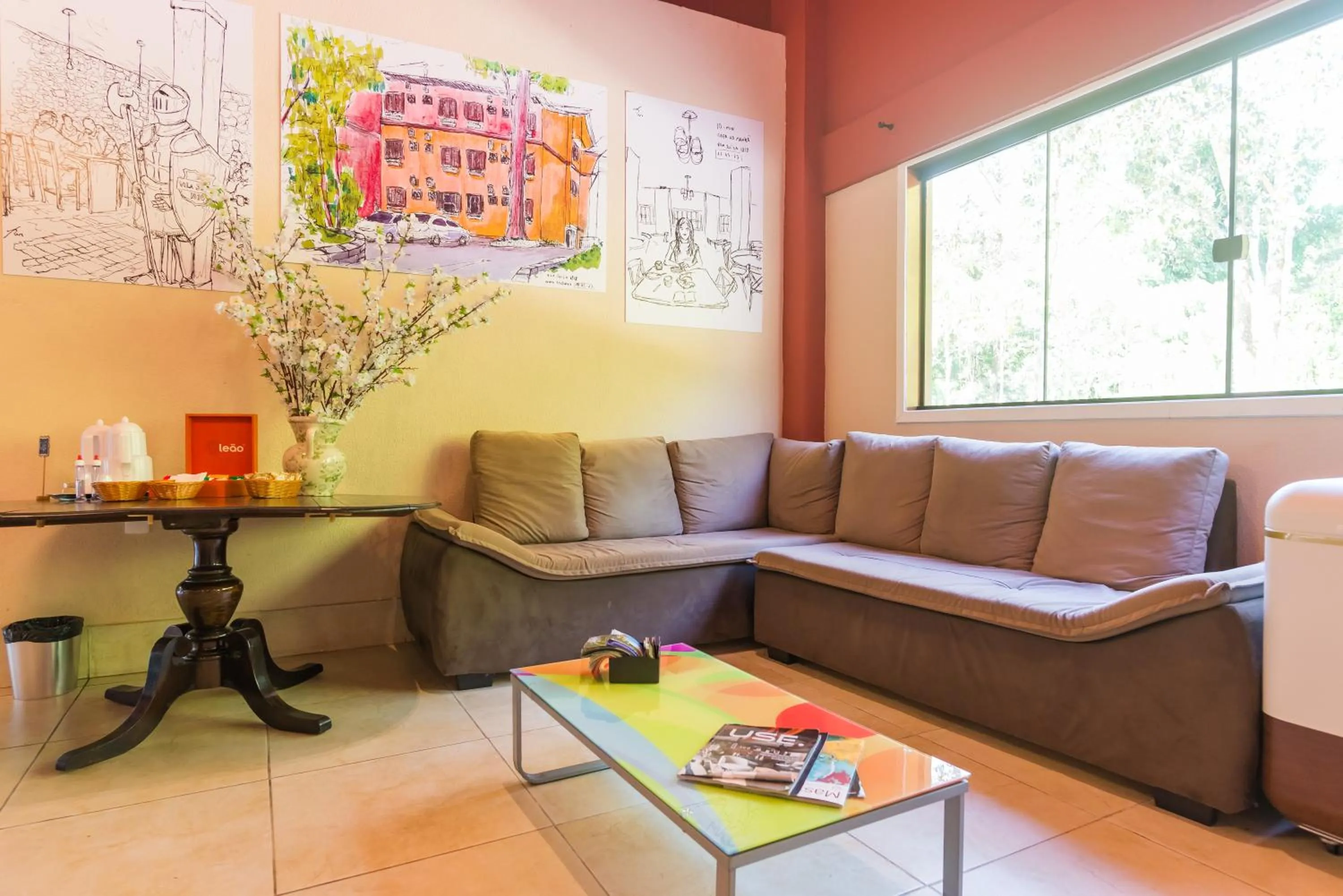 Lobby or reception in Hotel Vila Suíça 1818