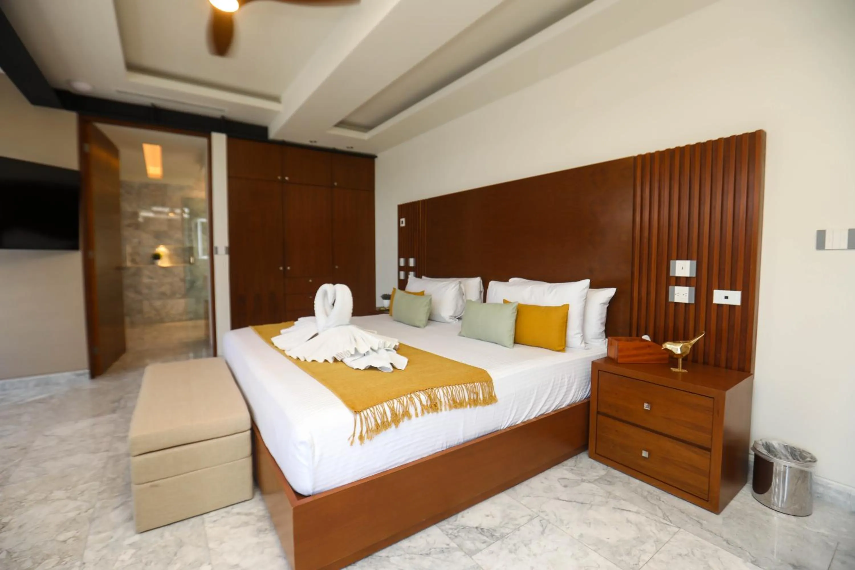 Bedroom in Panther Bay Boutique Hotel