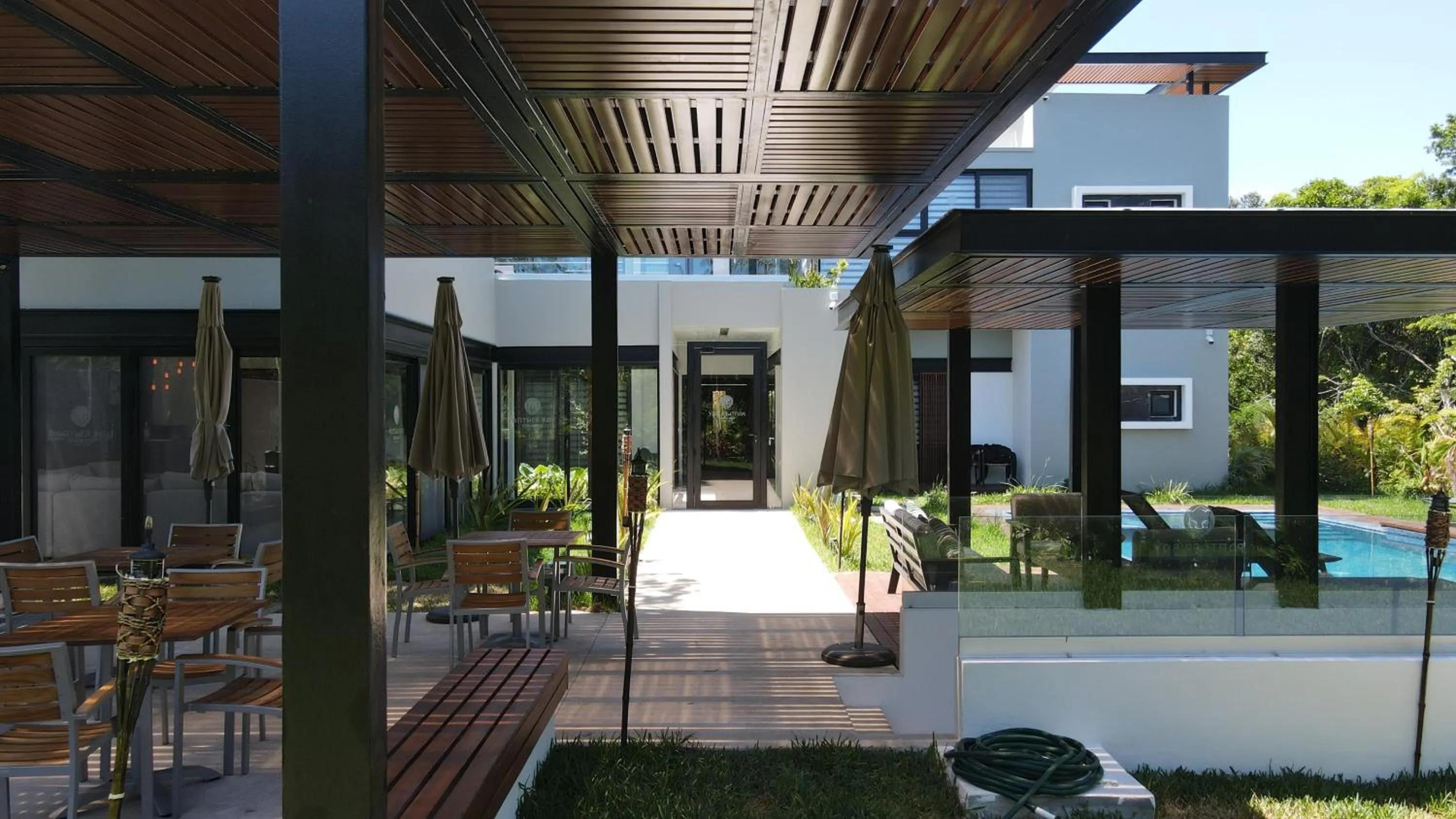 BBQ facilities in Panther Bay Boutique Hotel