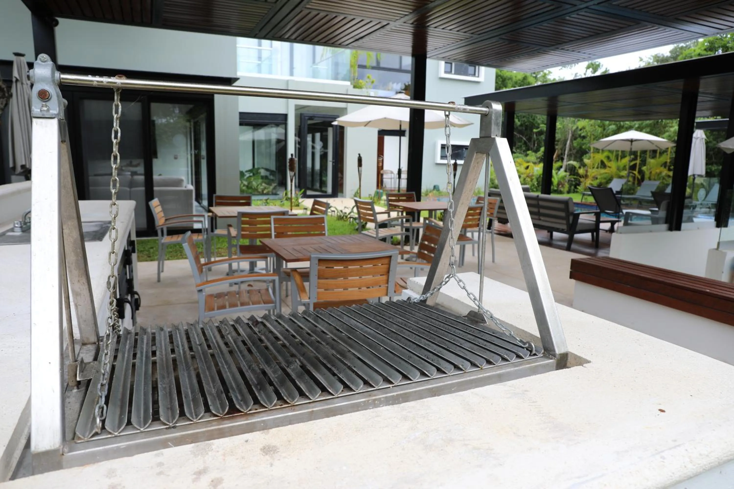 Patio in Panther Bay Boutique Hotel