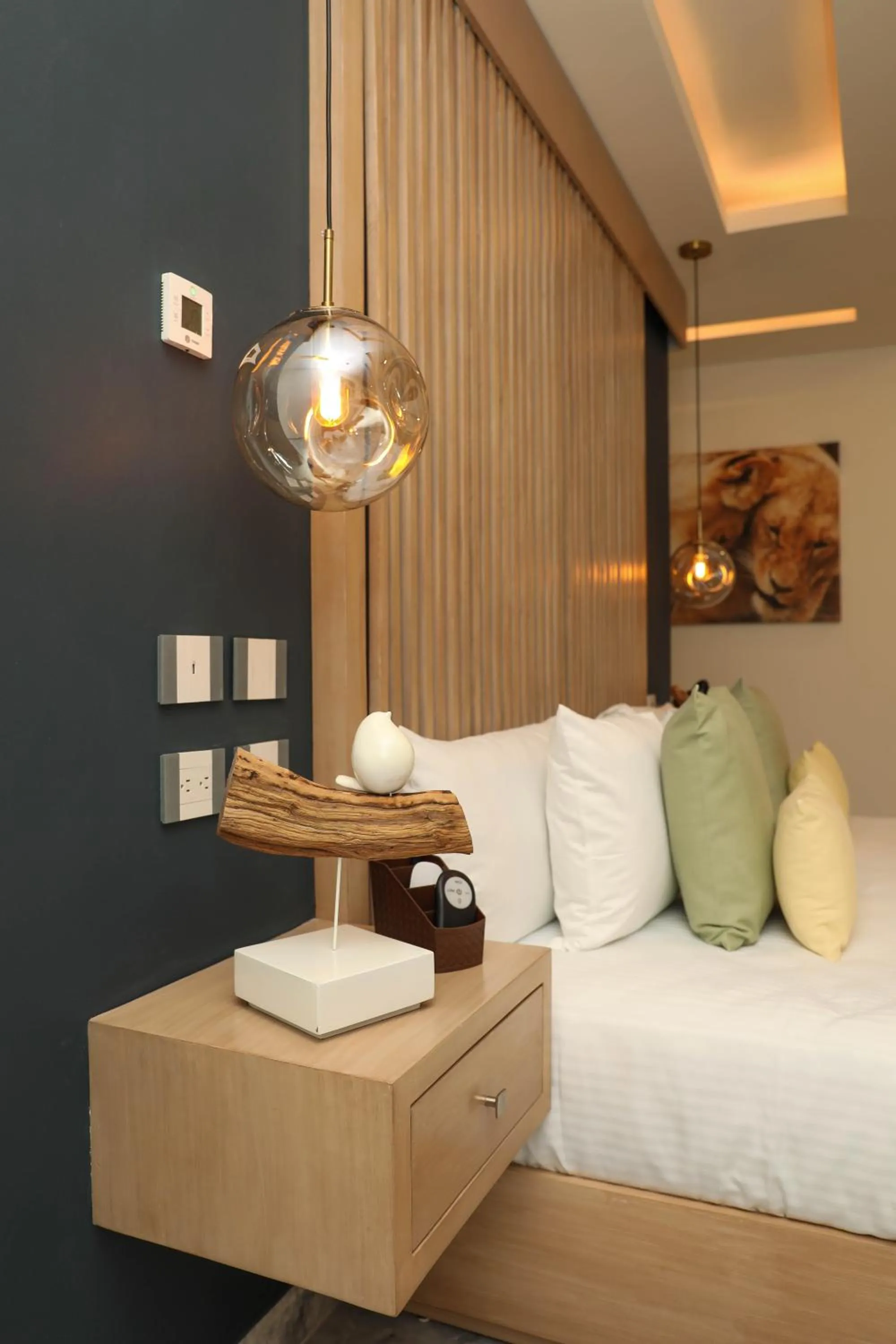 Bed in Panther Bay Boutique Hotel