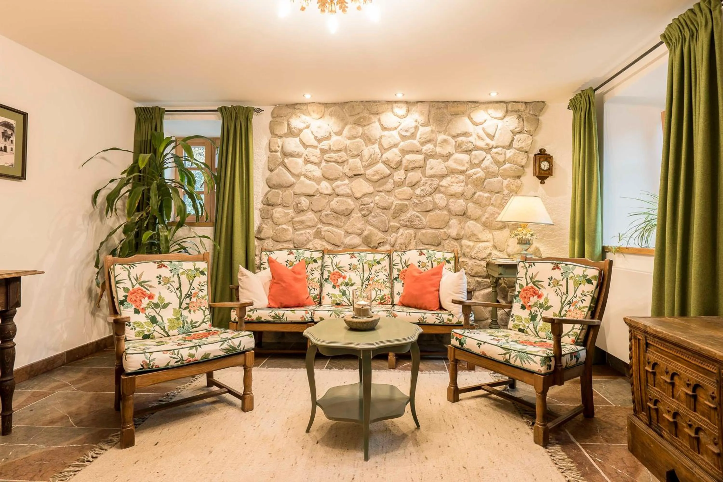 Seating area in Hotel Hollweger