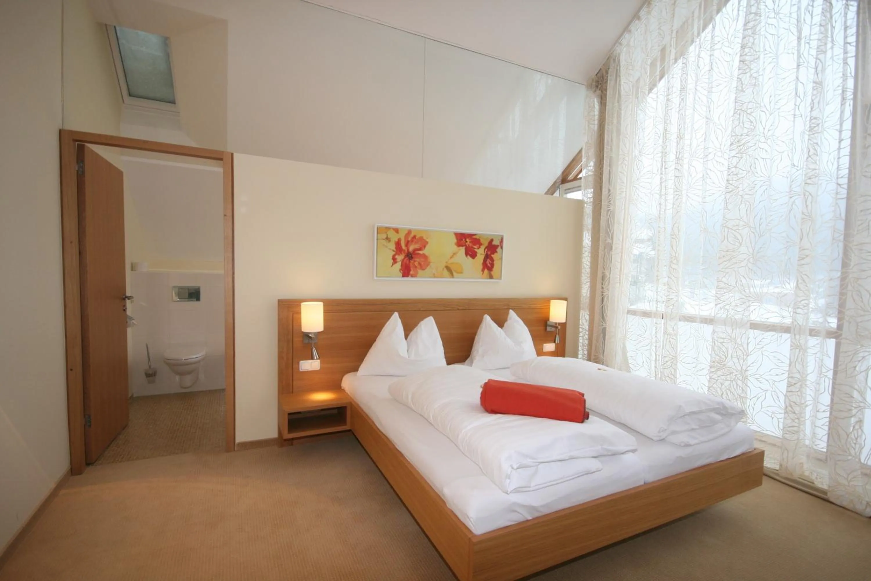 Bed in Hotel Hollweger