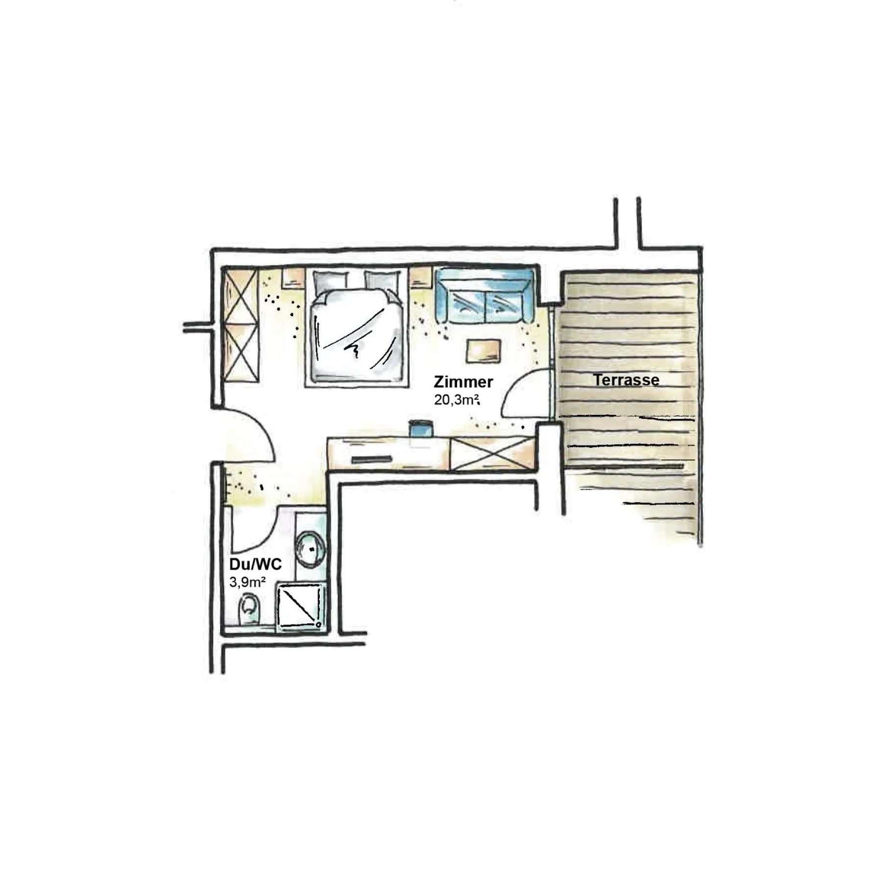 Floor plan in Active Nature Resort DAS SeeMOUNT