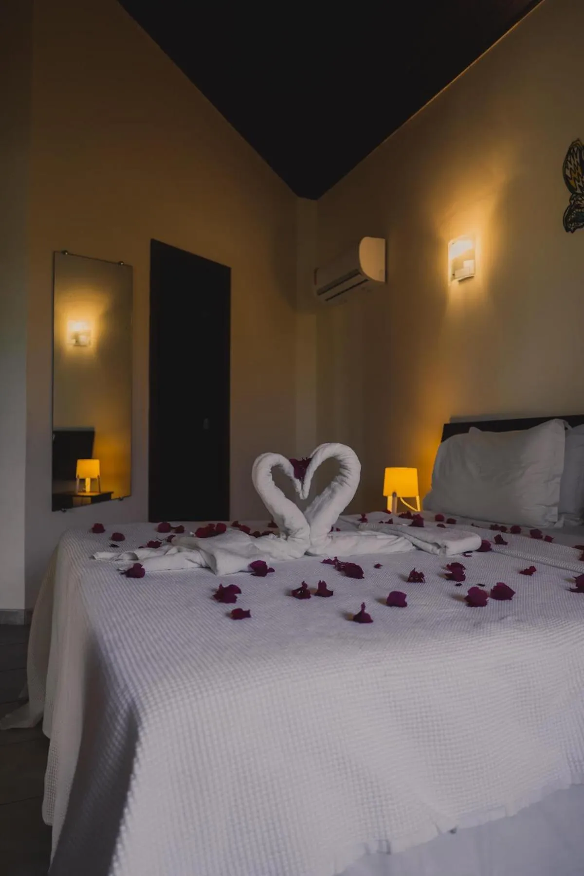 Bathroom, Bed in Pousada Morada dos Ventos