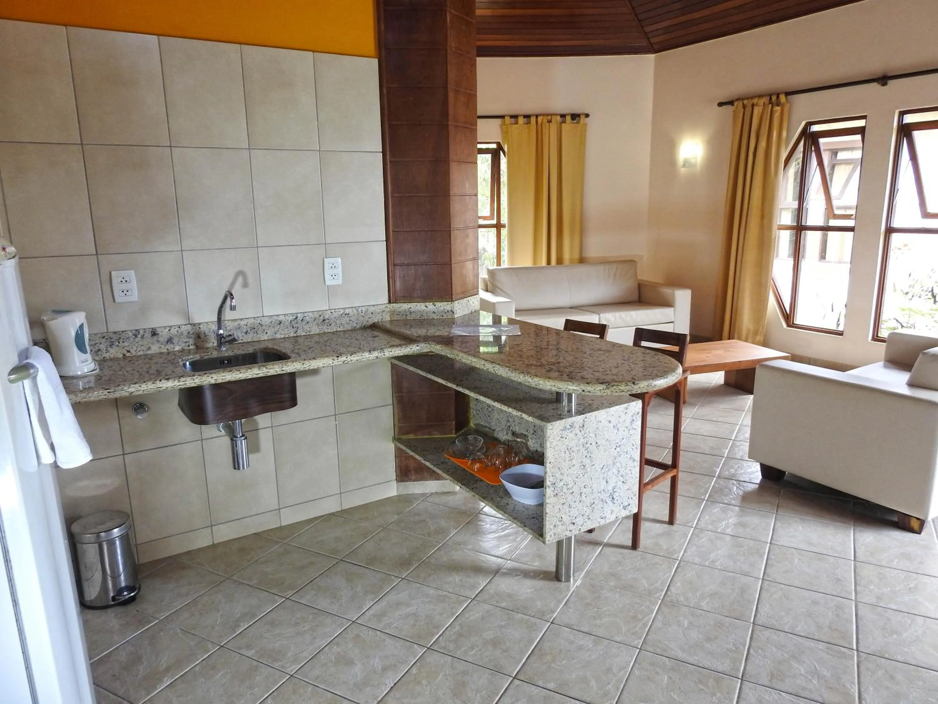 Kitchen or kitchenette in Pousada Morada dos Ventos