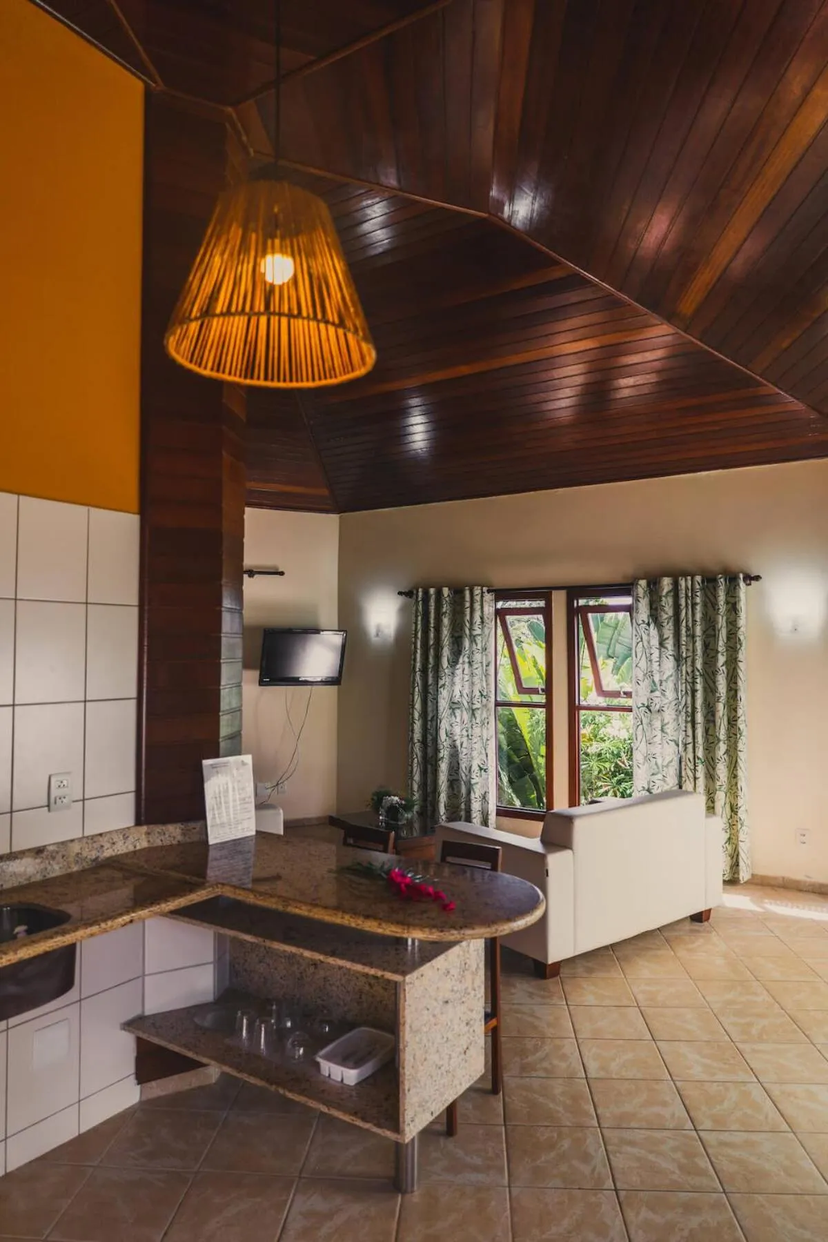 Kitchen or kitchenette in Pousada Morada dos Ventos