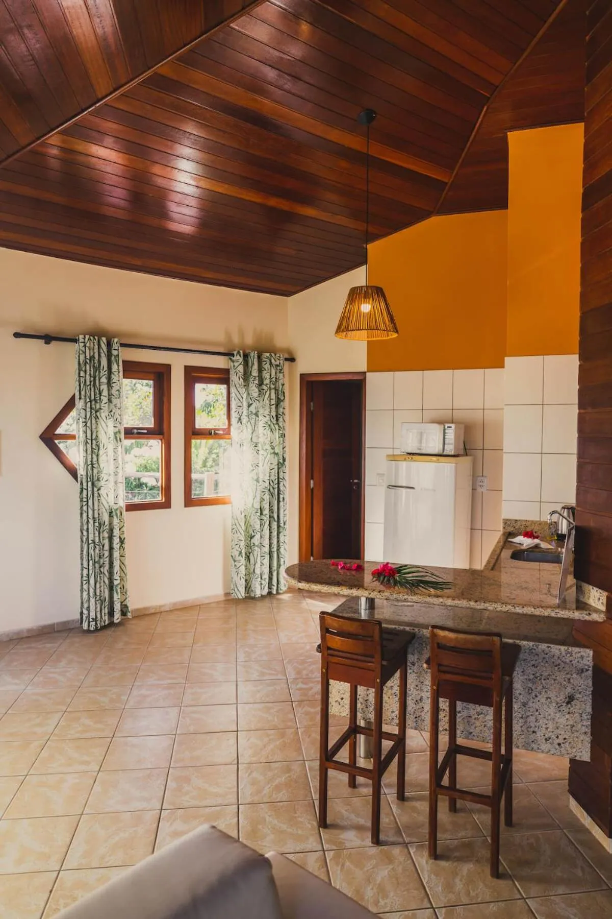 Kitchen or kitchenette in Pousada Morada dos Ventos