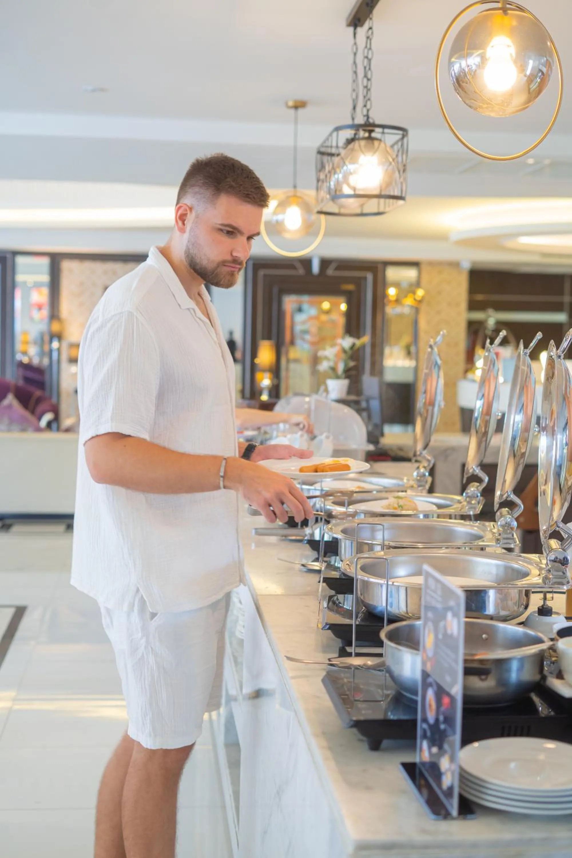 Buffet breakfast in Sirin Exclusive Hotel and Residence