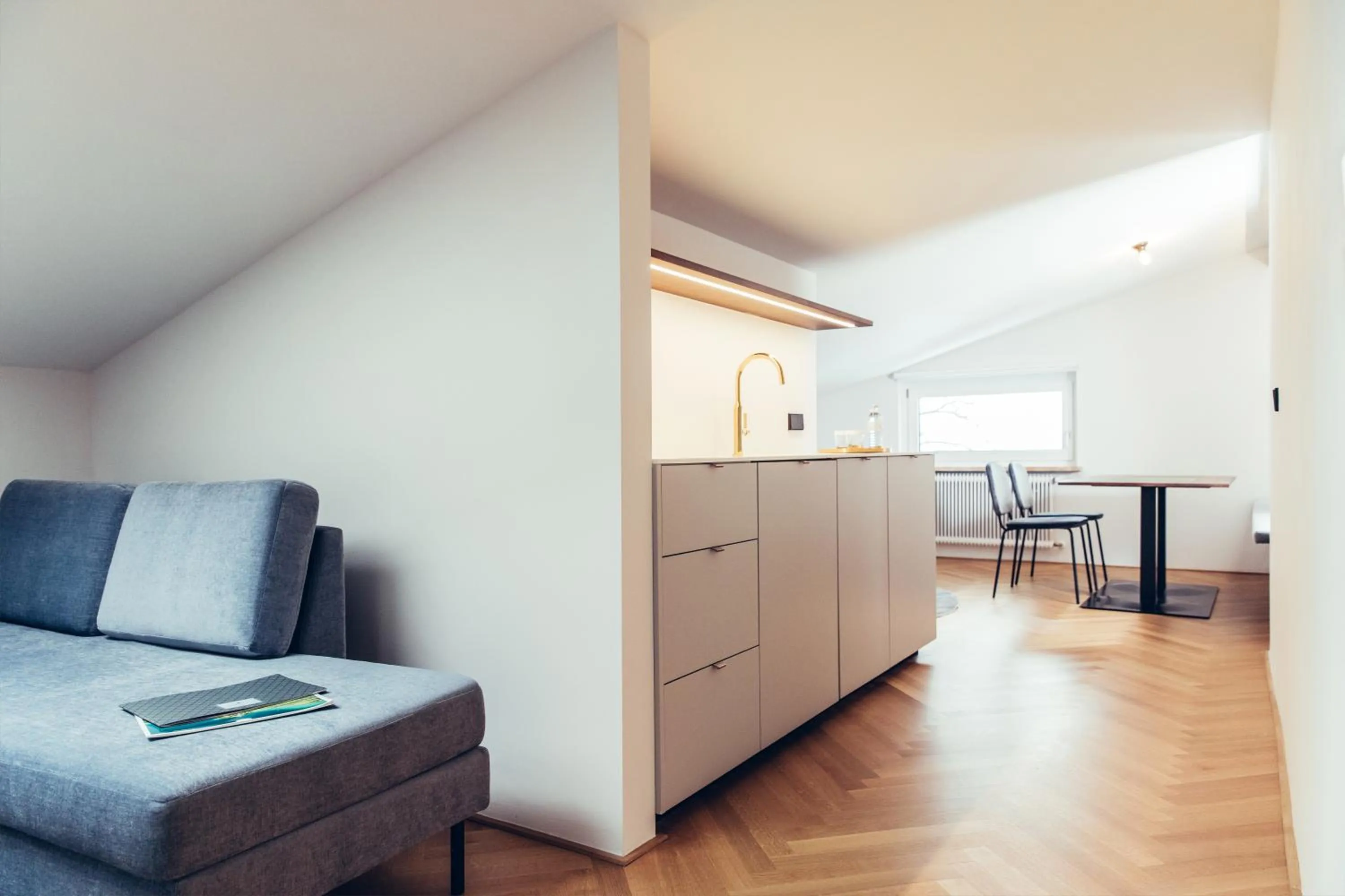 Kitchen or kitchenette in Hotel Dermuth Klagenfurt