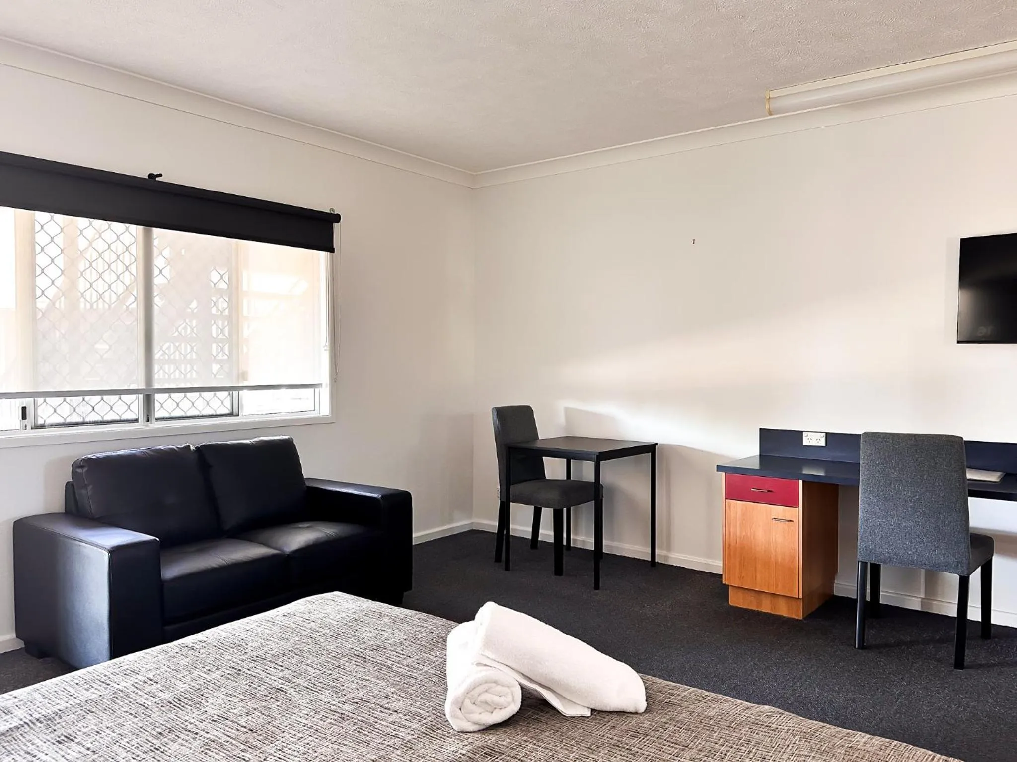 Bed in Boulevard Lodge Bundaberg