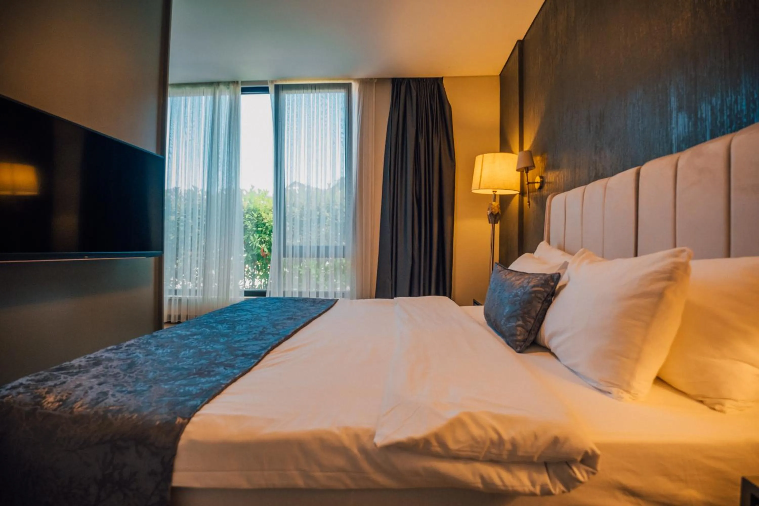 Bed in DELLAGO LUXURY HOTEL SAPANCA