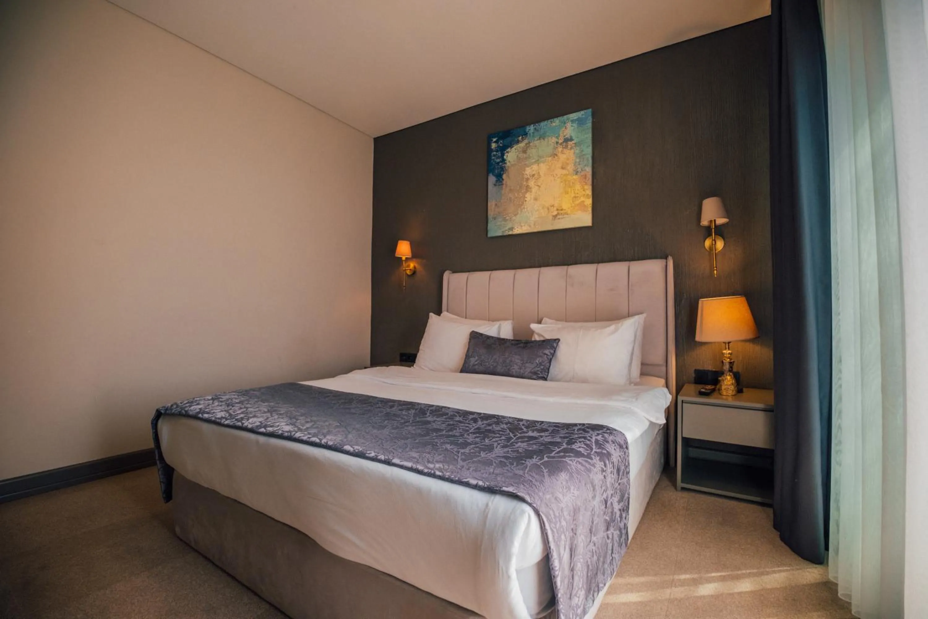 Bed in DELLAGO LUXURY HOTEL SAPANCA