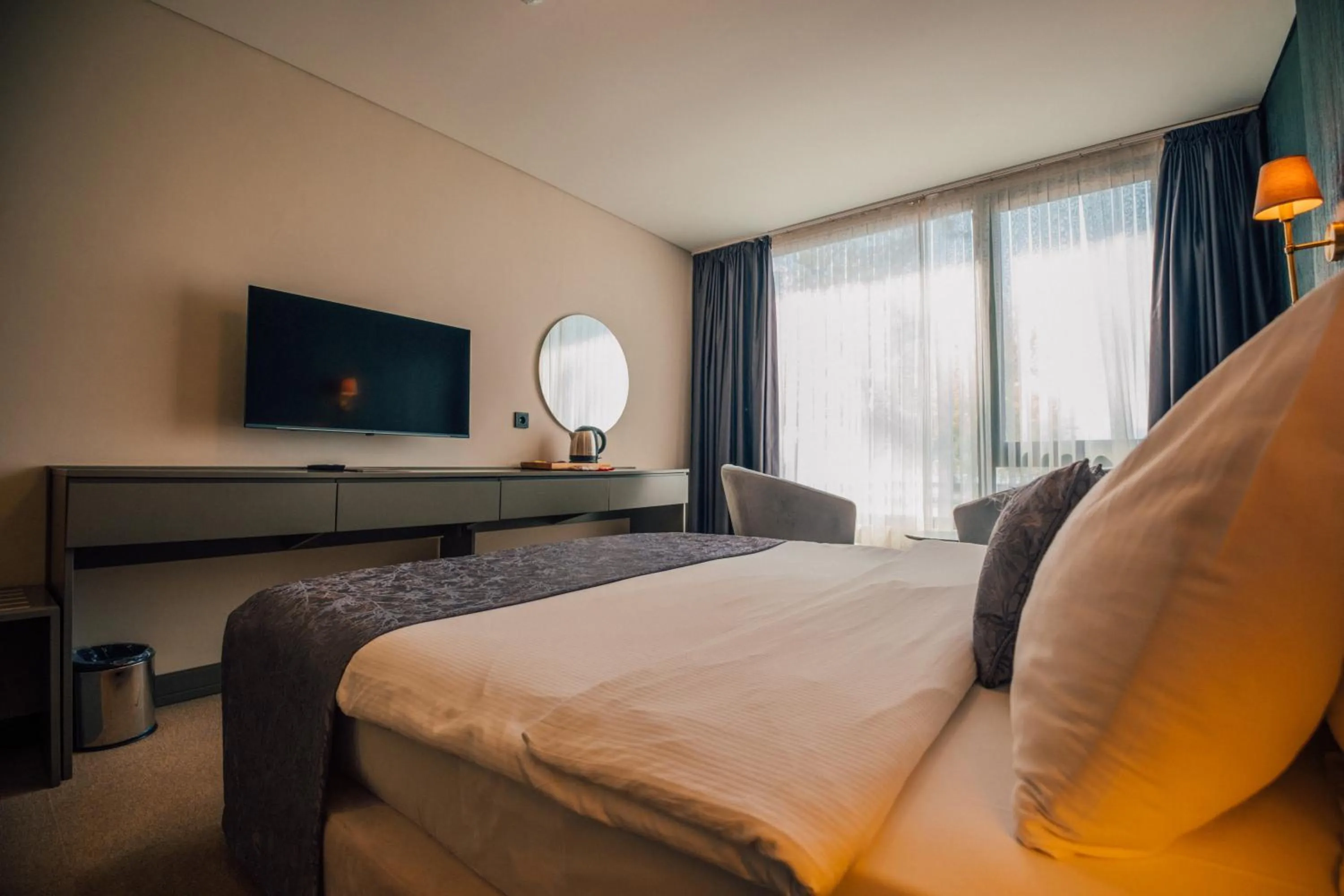 Bed in DELLAGO LUXURY HOTEL SAPANCA