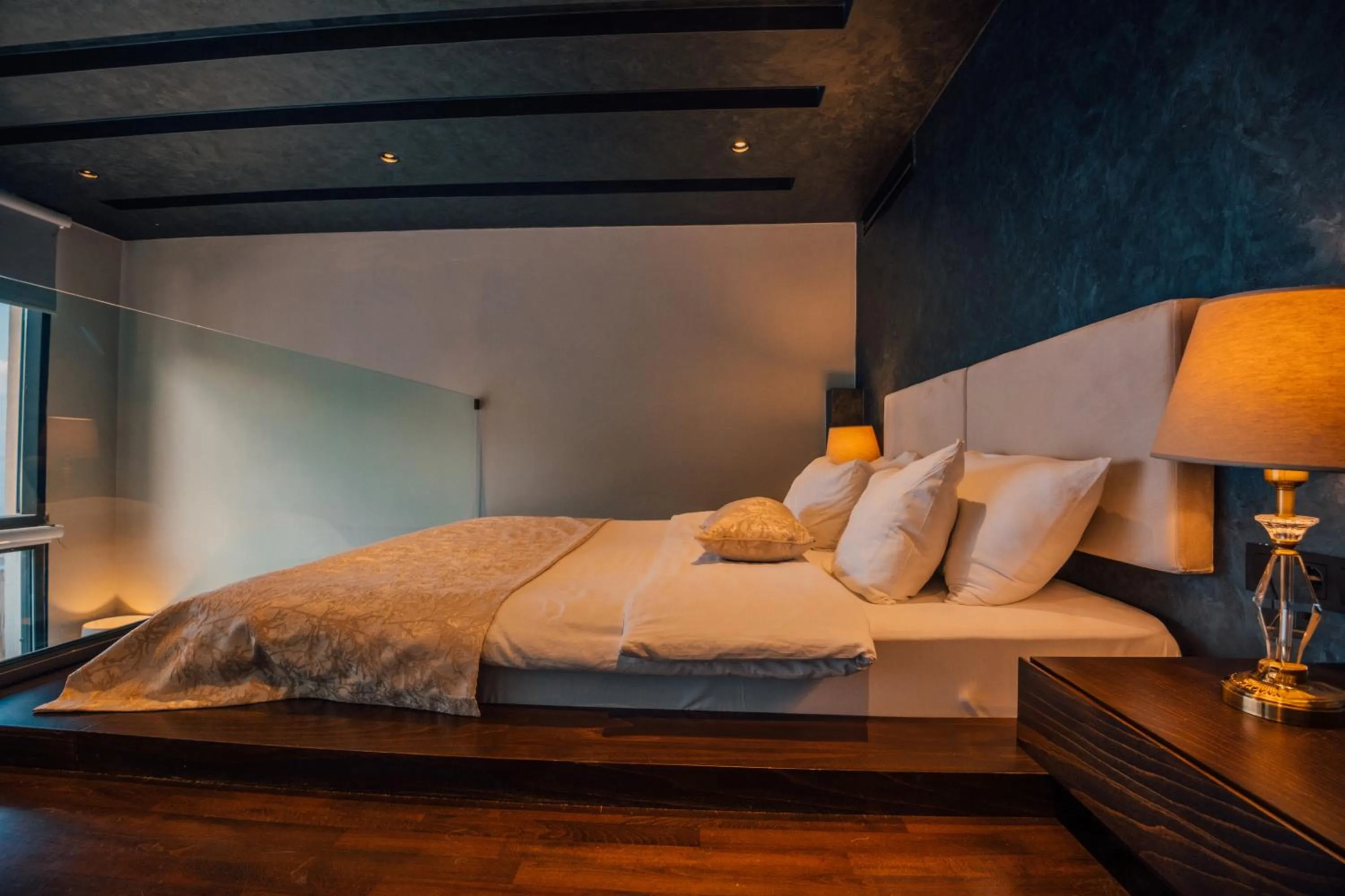 Bed in DELLAGO LUXURY HOTEL SAPANCA