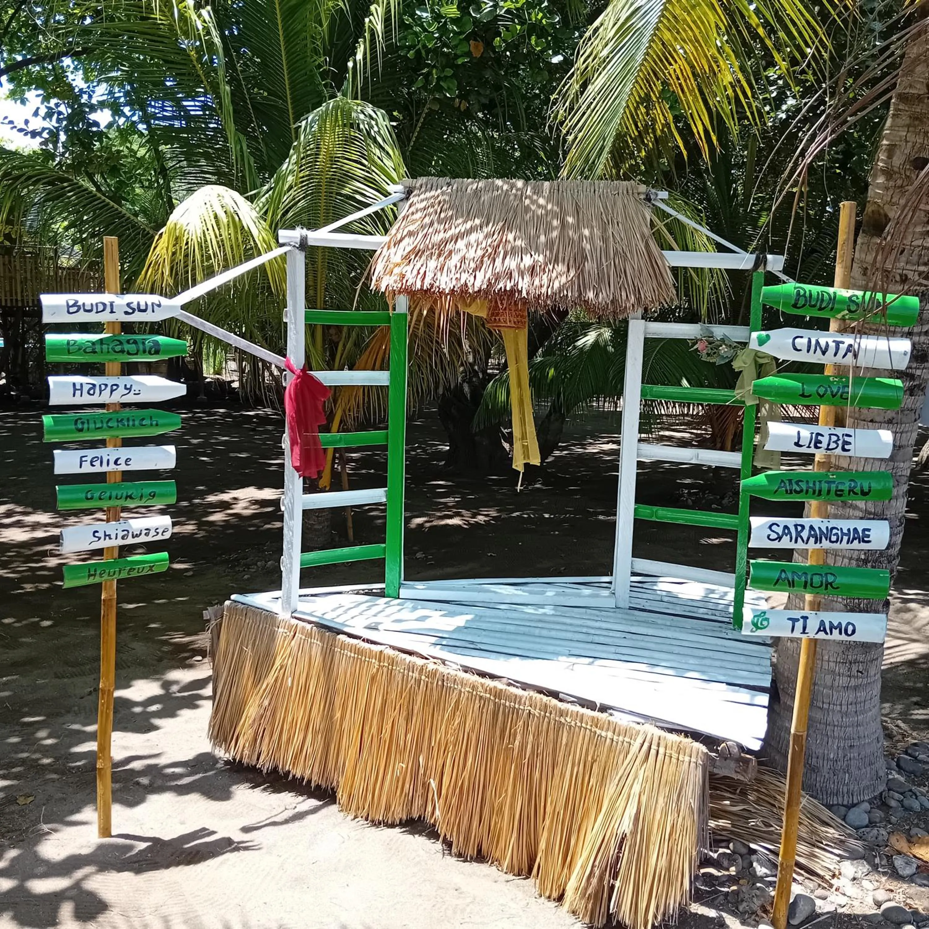 Garden in Budi Sun Resort, Flores, Maumere