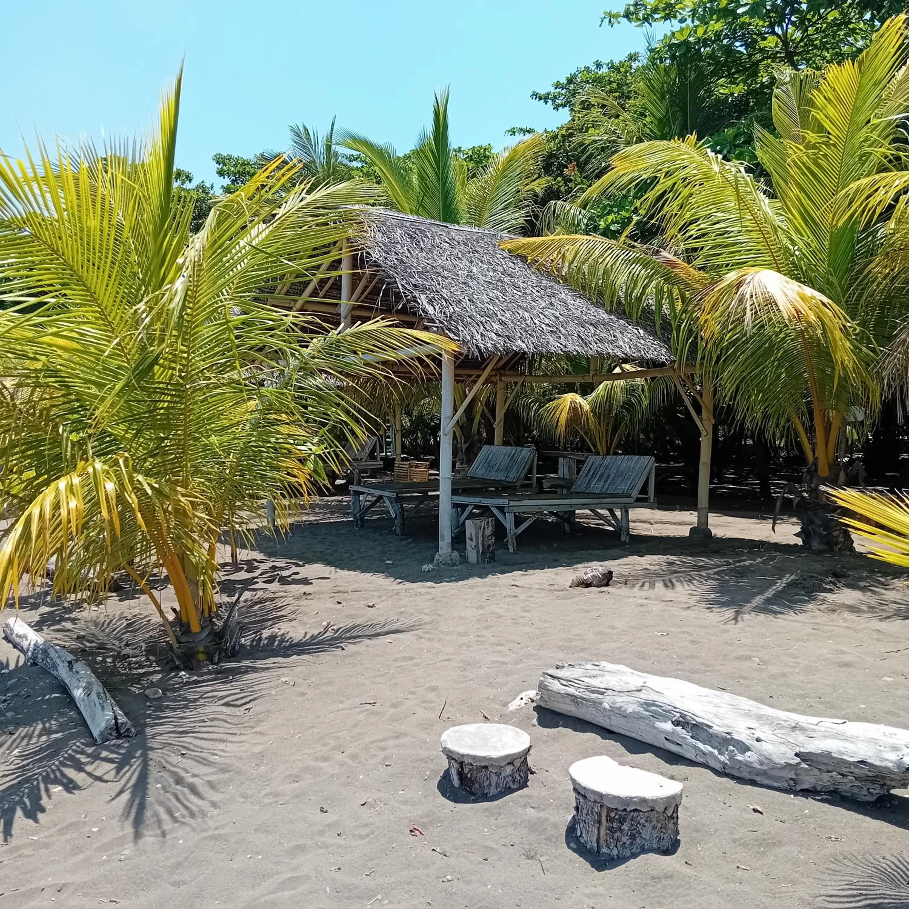 Beach in Budi Sun Resort, Flores, Maumere