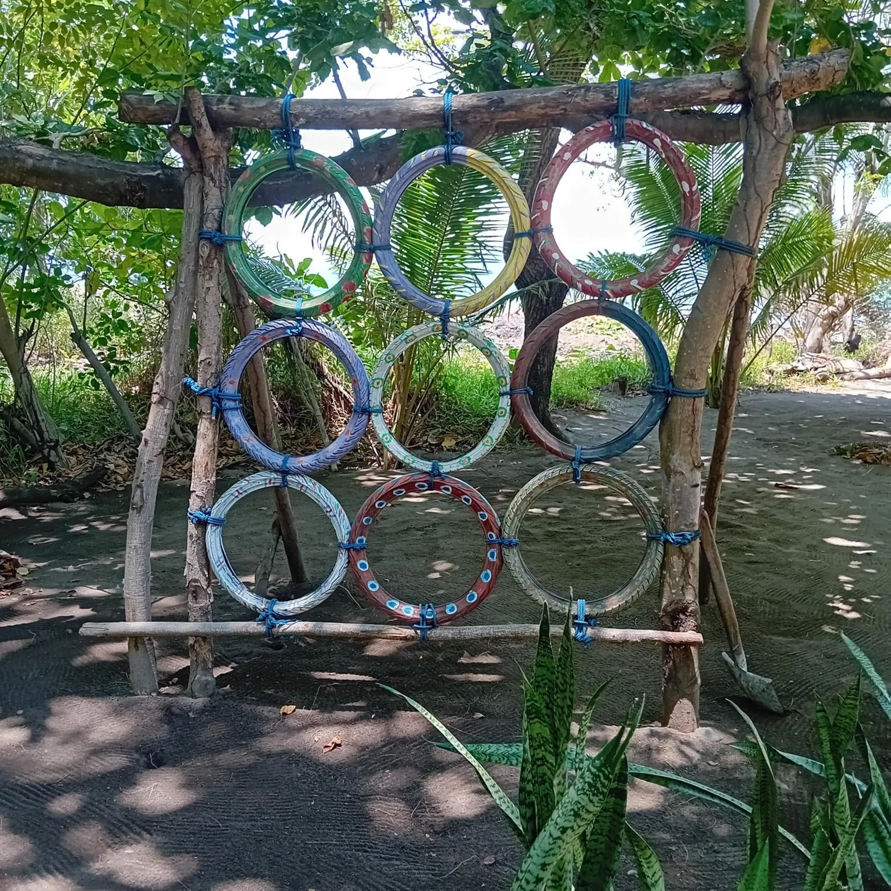 Garden in Budi Sun Resort, Flores, Maumere