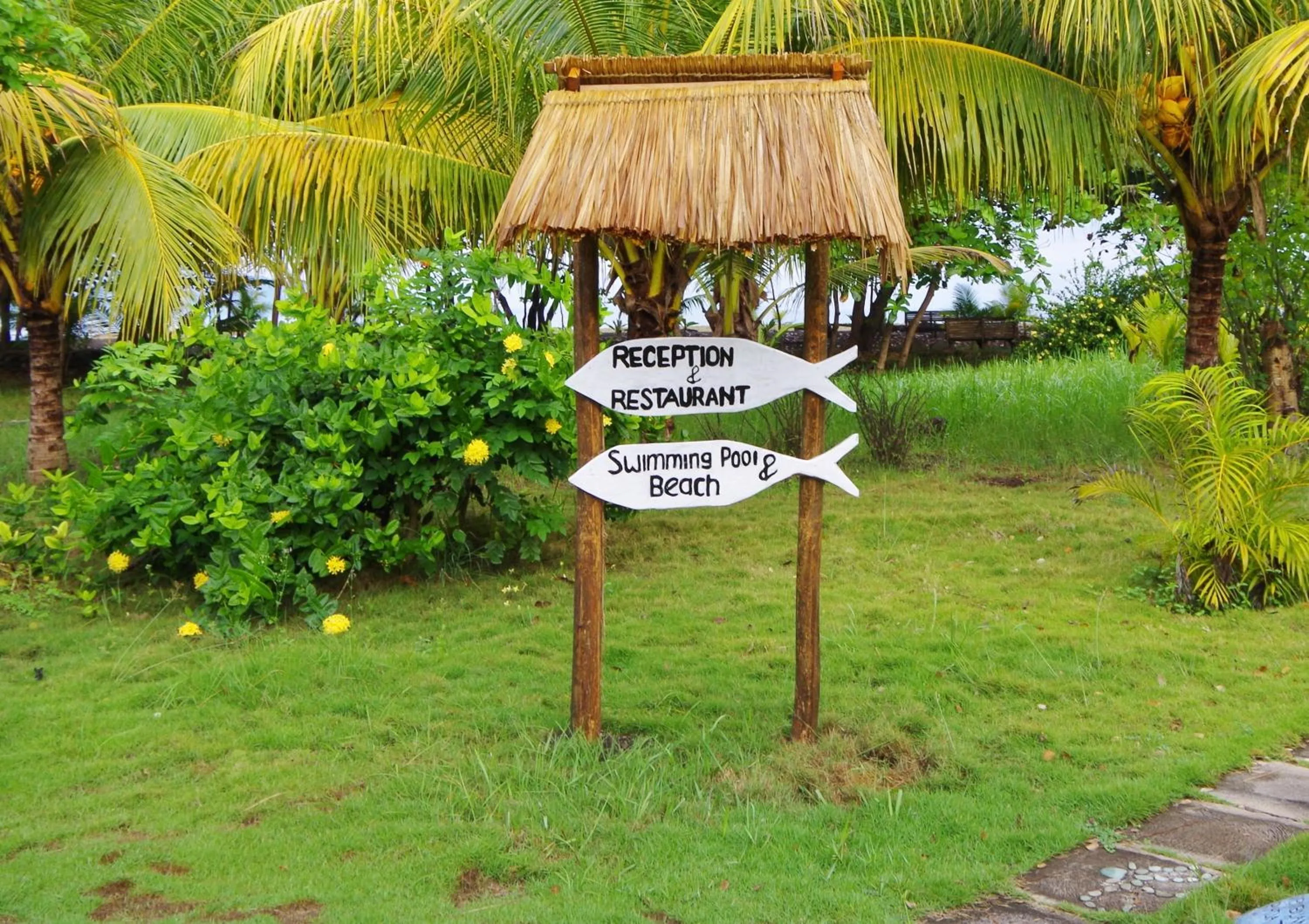 Garden in Budi Sun Resort, Flores, Maumere