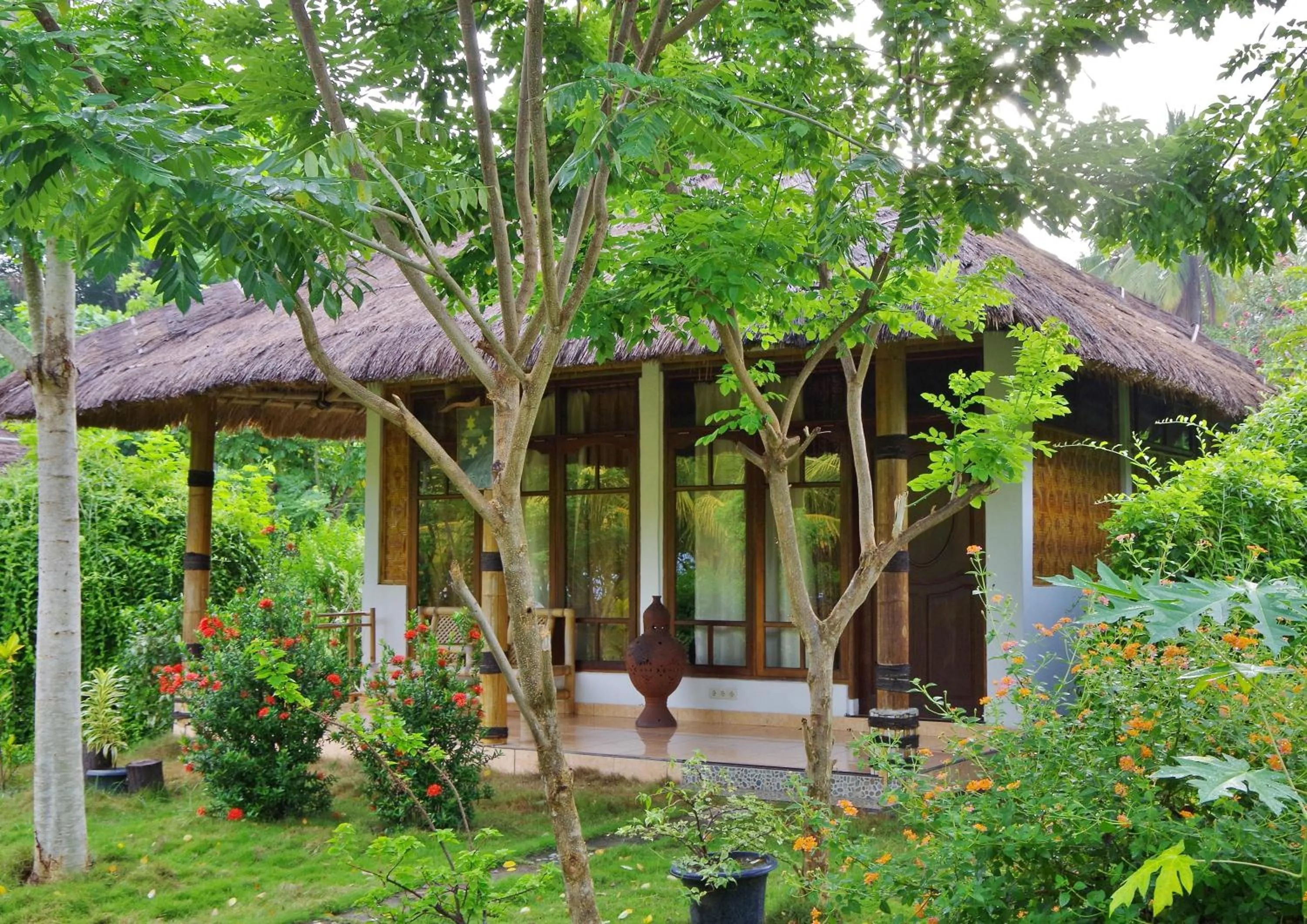 Garden in Budi Sun Resort, Flores, Maumere