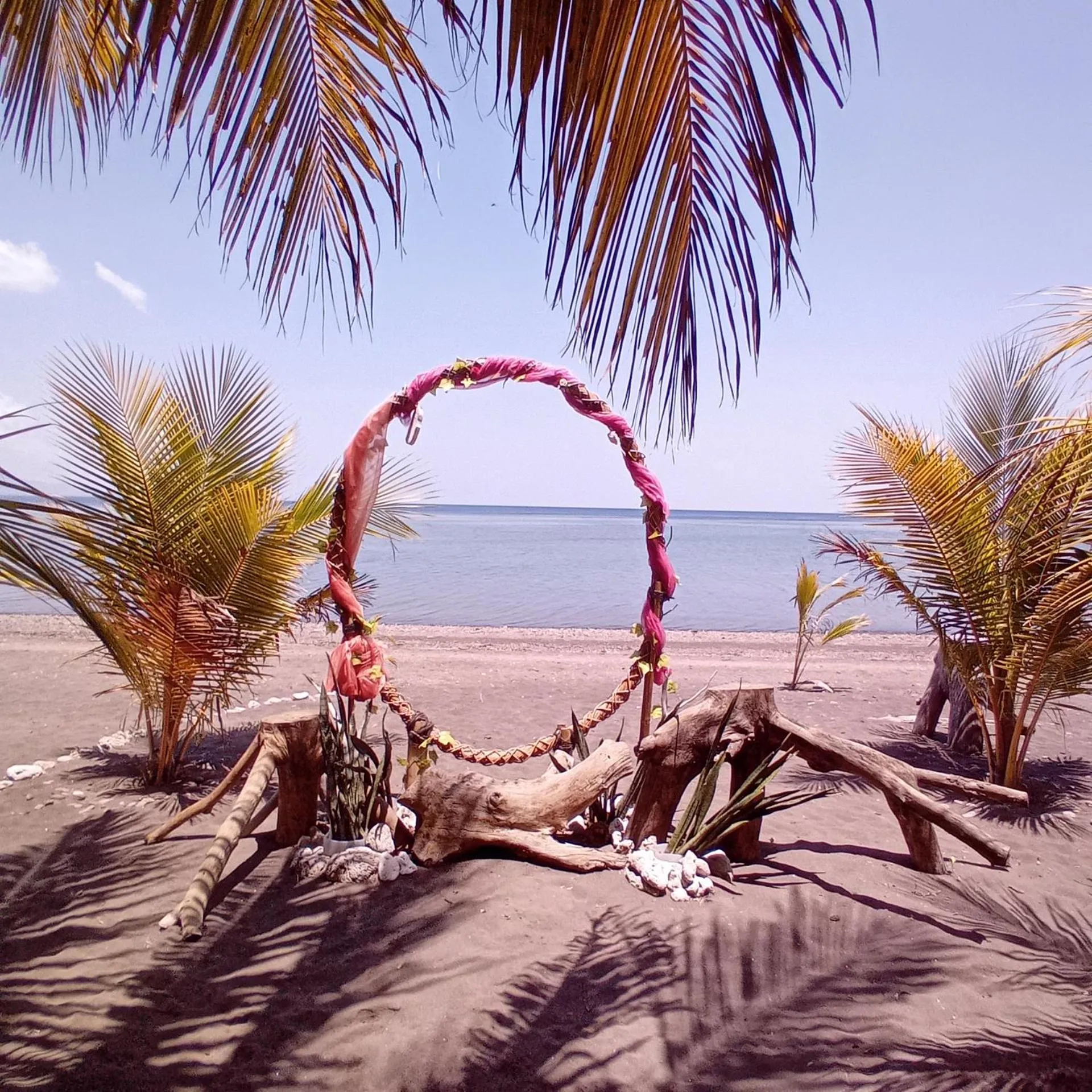 Beach in Budi Sun Resort, Flores, Maumere