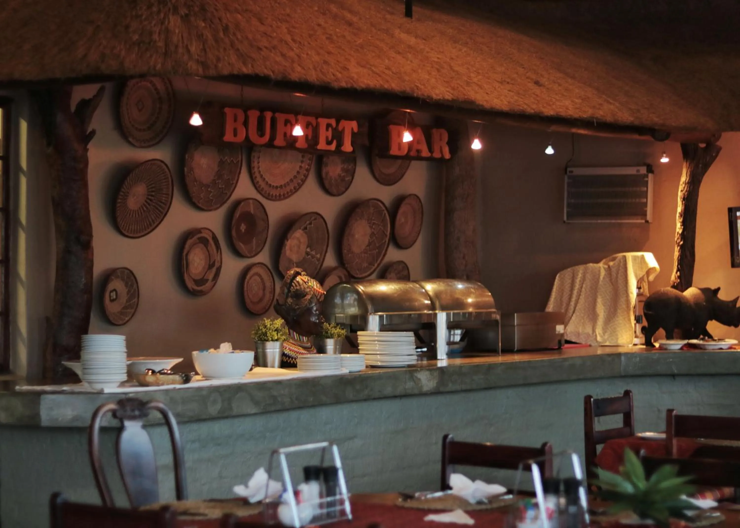 Restaurant/places to eat in Tshukudu Game Lodge